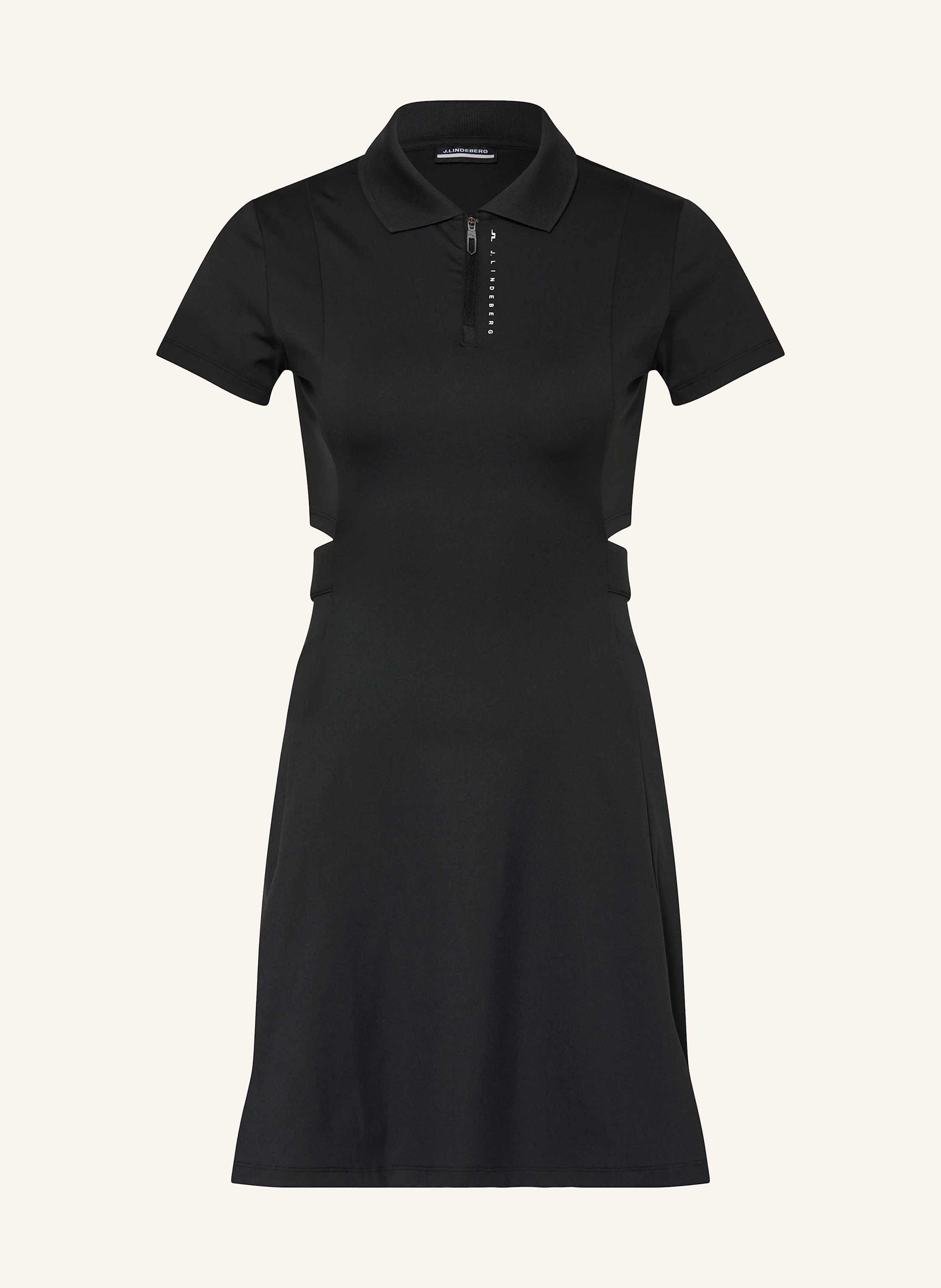 [J.LINDEBERG] SS25 NELLY GOLF DRESS BK / 税込み J.Lindeberg Nelly Soft Sculpt Jersey Dress Black