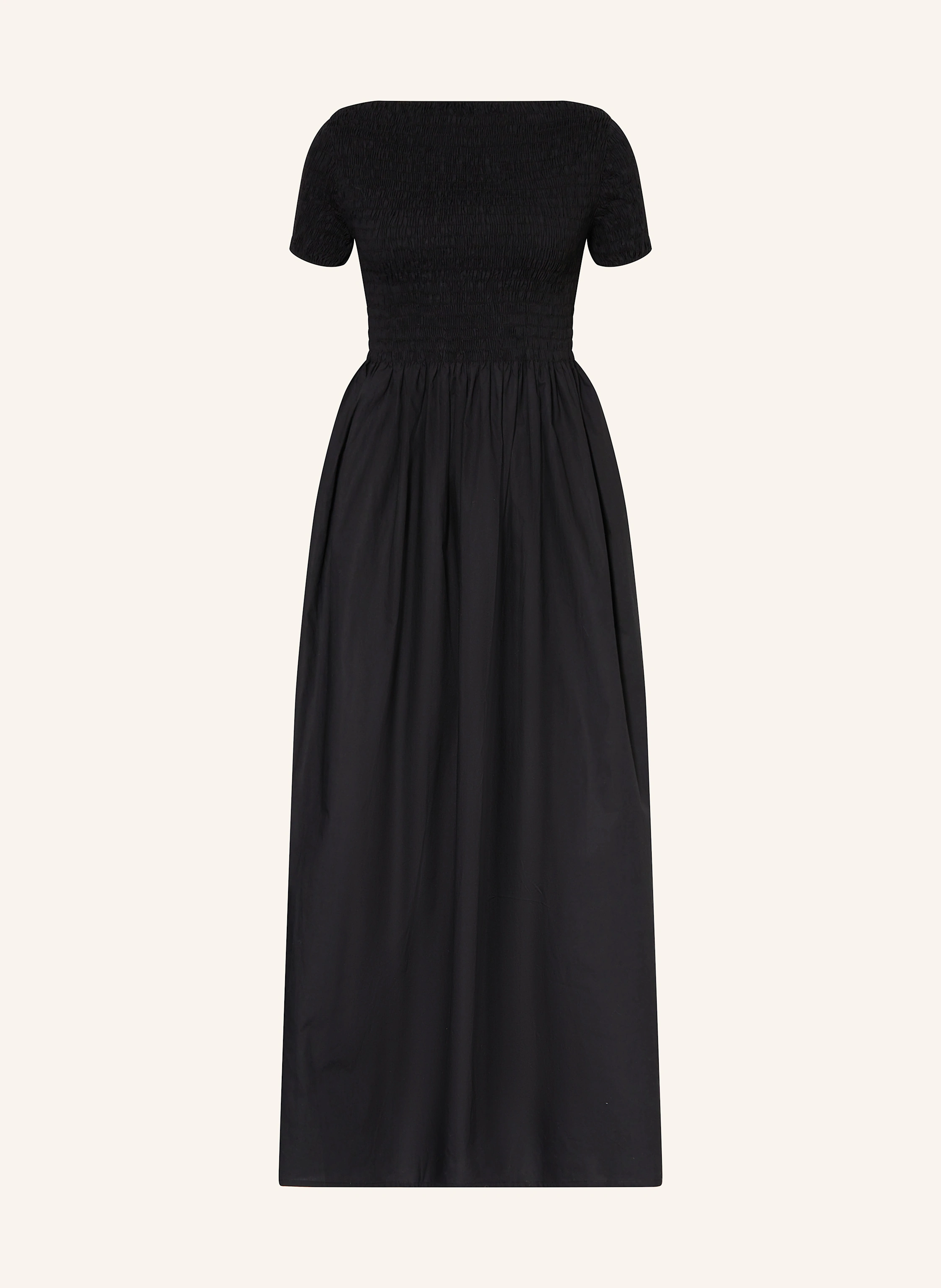 faithfull the brand black dress Taylor Midi Dress Black, L / Black main image 0