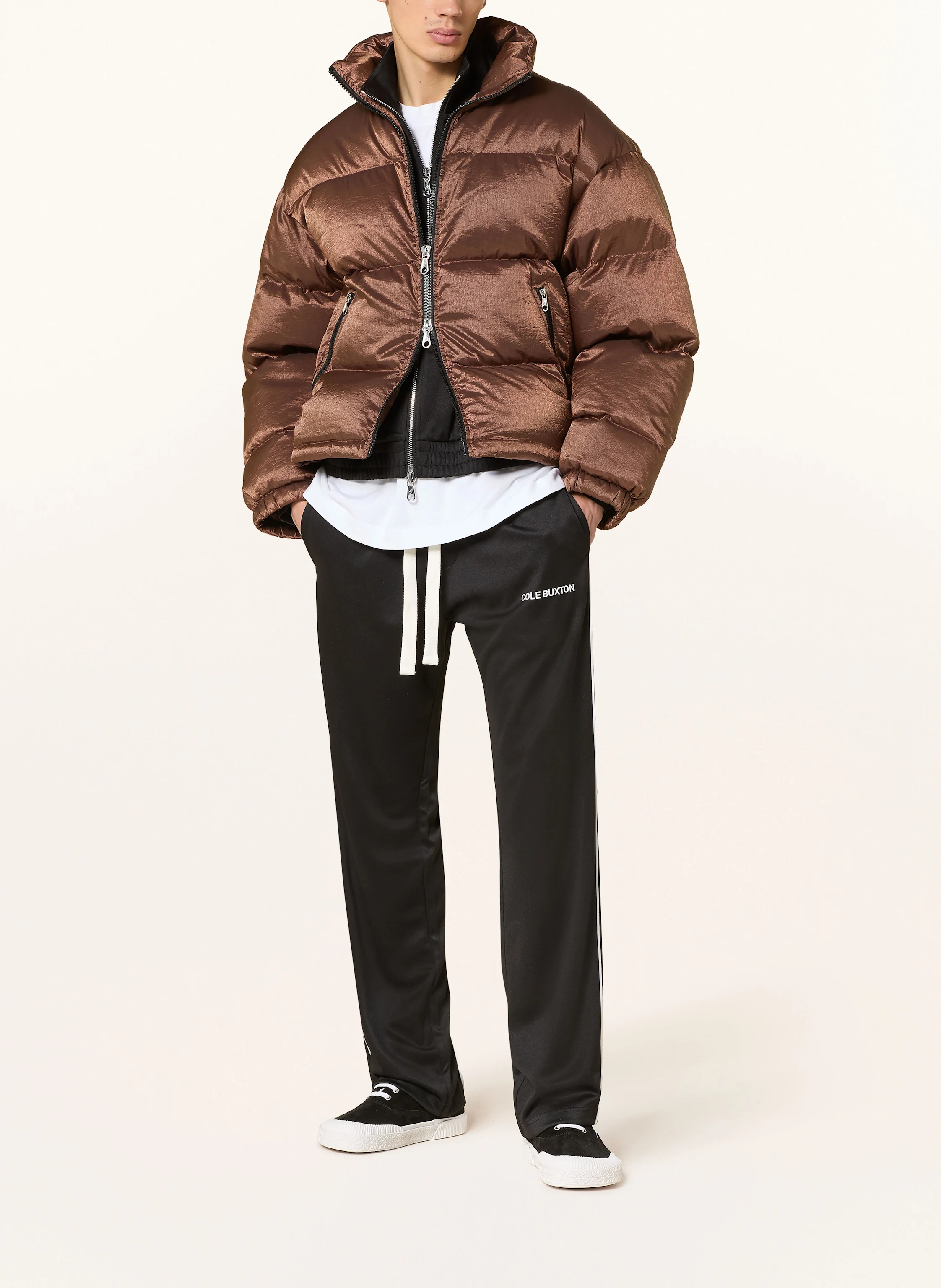 COLE BUXTON ダウンジャケット XL Cole Buxton Hooded down jacket | BLACK | SEVENSTORE