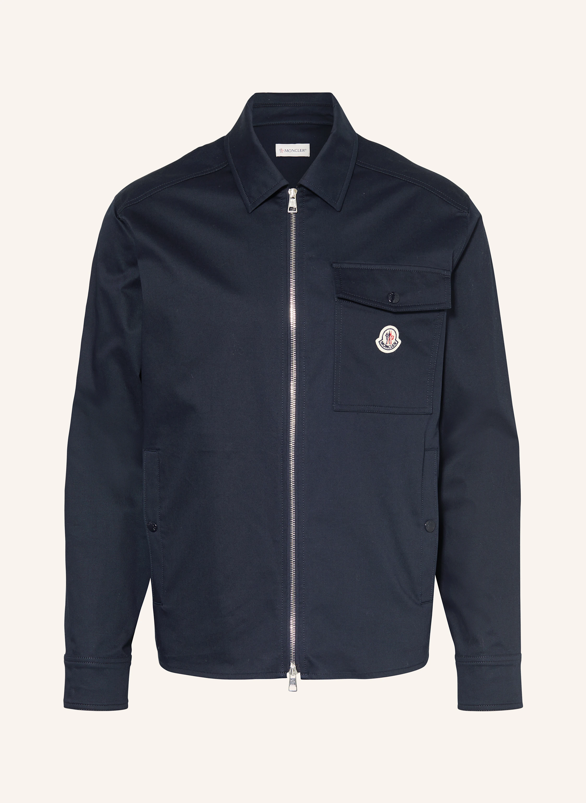 MONCLER CAMICIA overshirt in dark blue