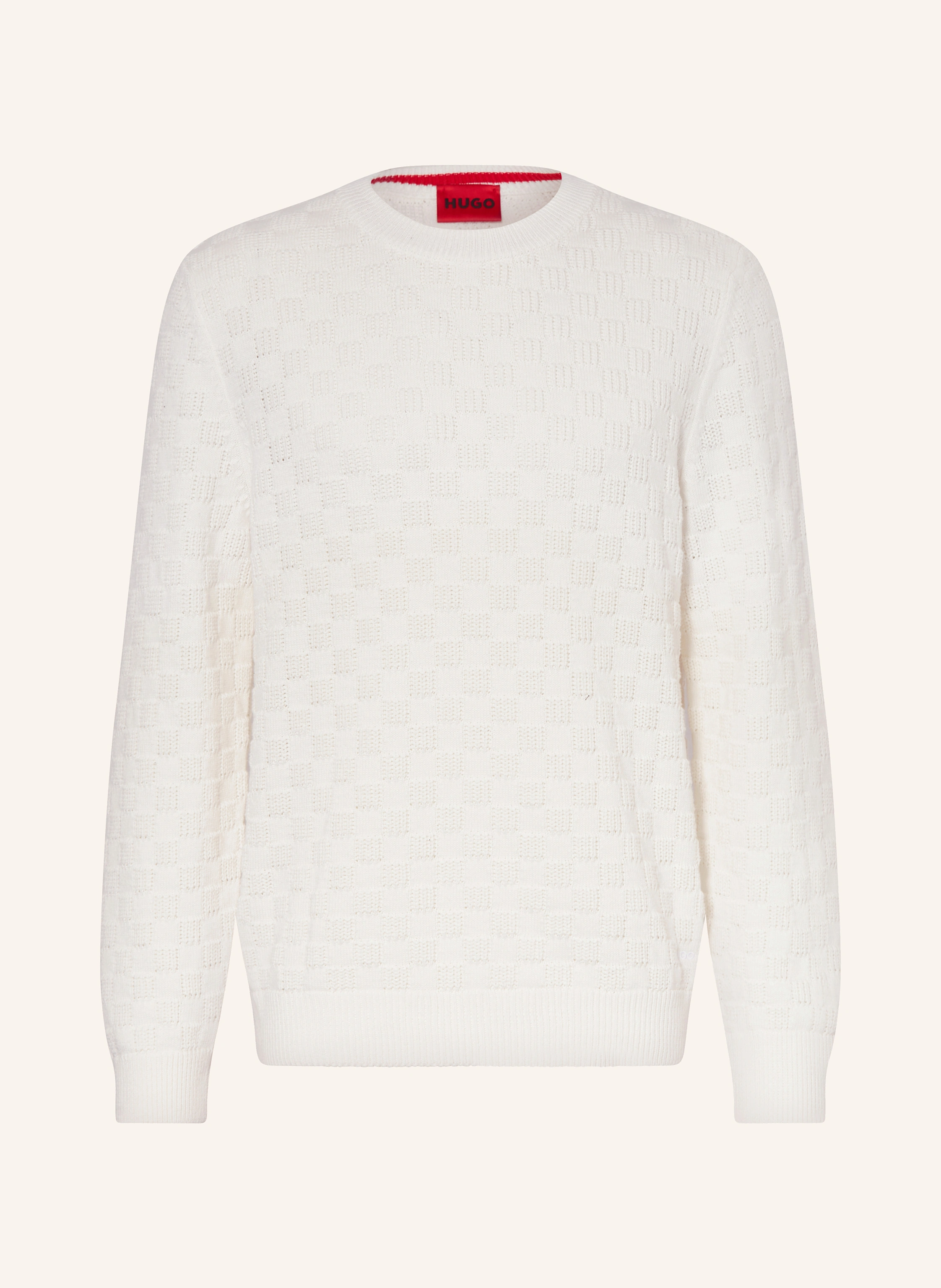 HUGO Pullover SELIO in weiss