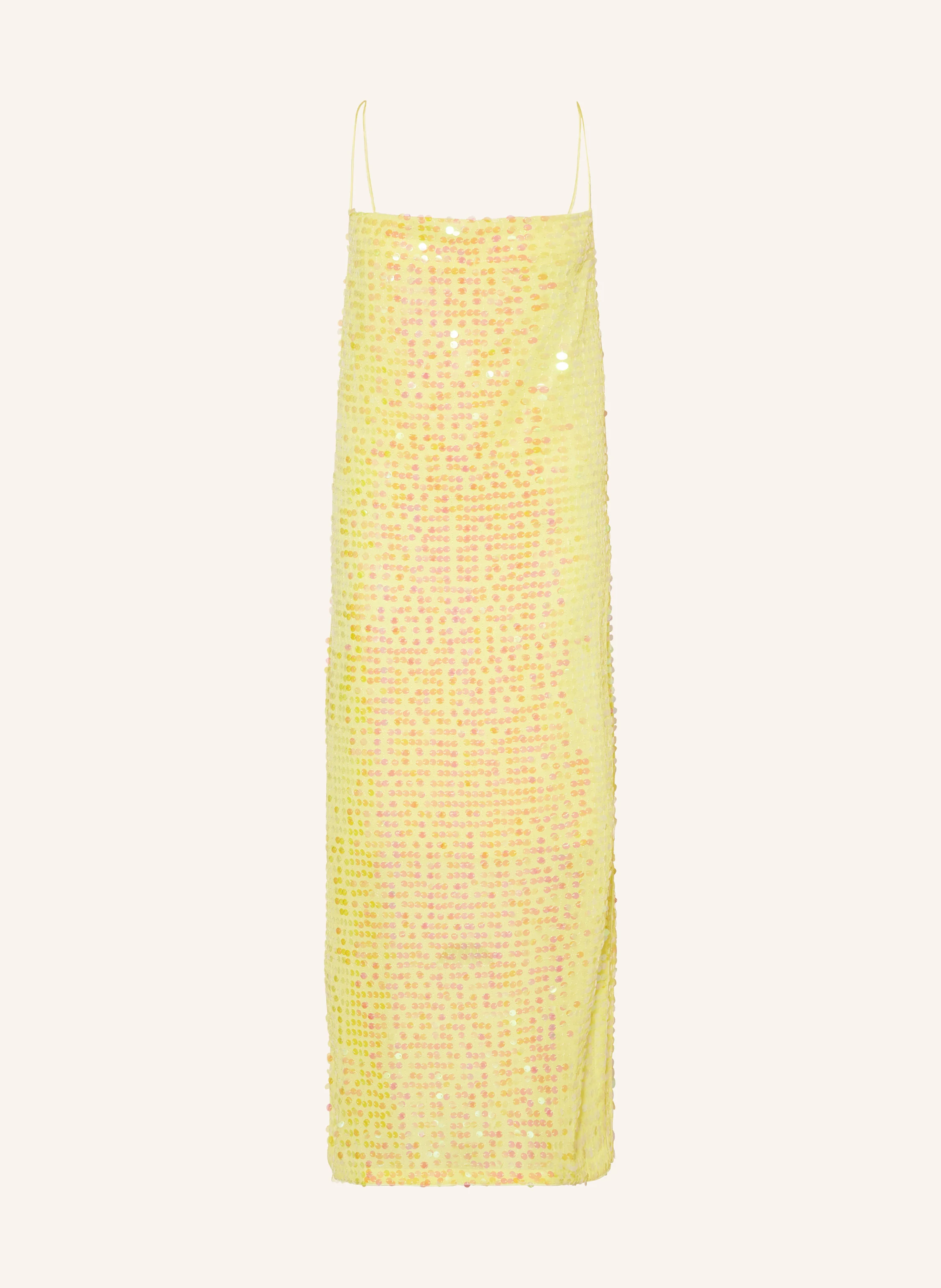 HUGO Cocktail dress KONIYA with sequins in yellow