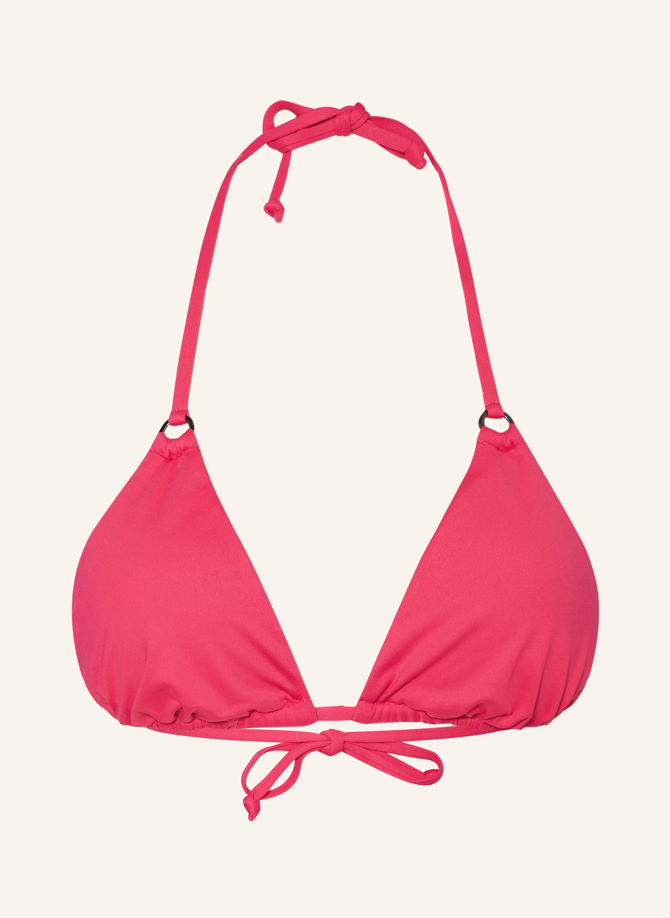 MRS & HUGS Triangle bikini top in pink