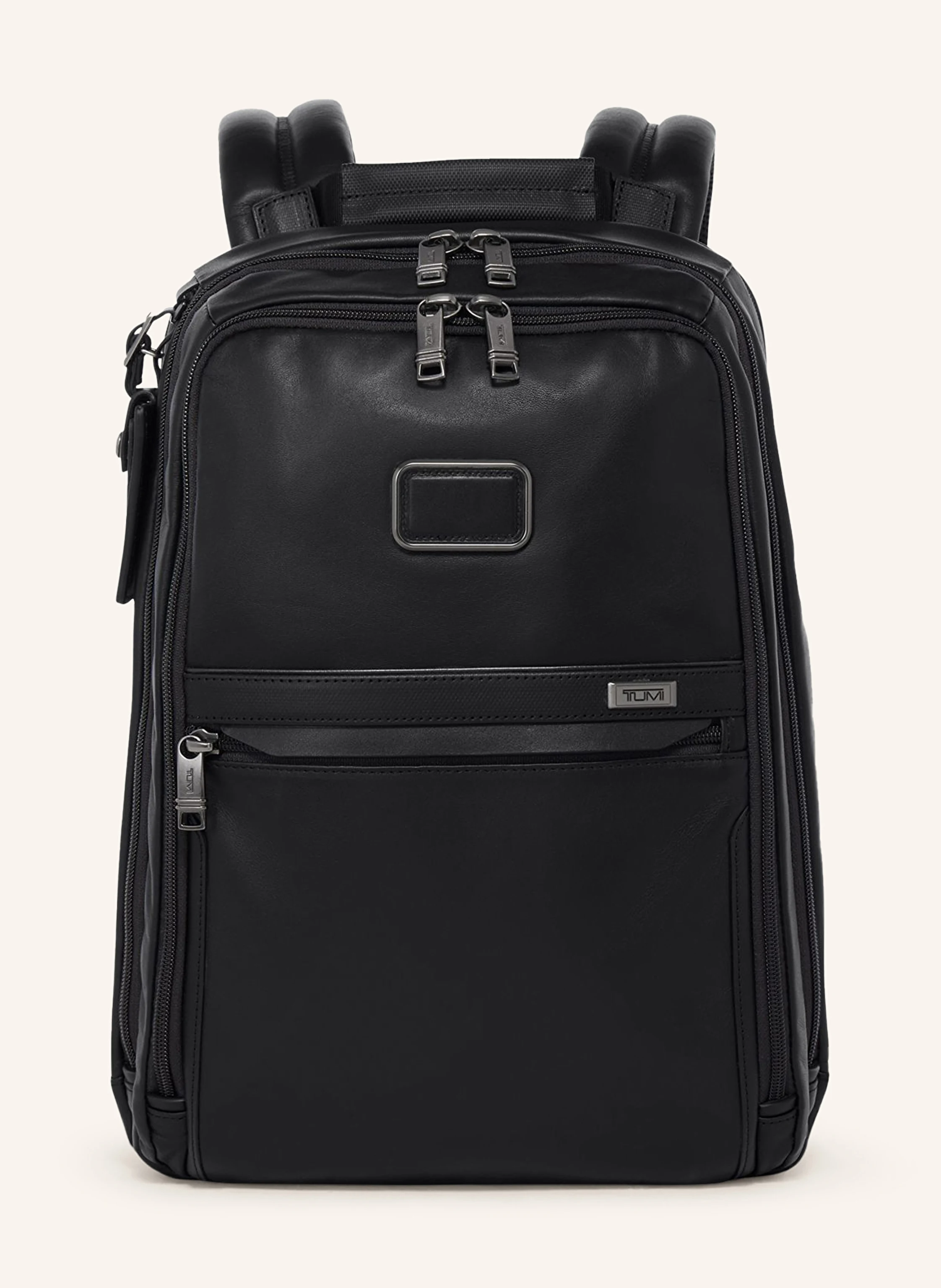 tumi alpha backpack slim Backpack 2603581D3/117339 1041 BLACK access front pocket and side pockets for water bottles enhance its practicality Tumi Alpha Black Slim Backpack