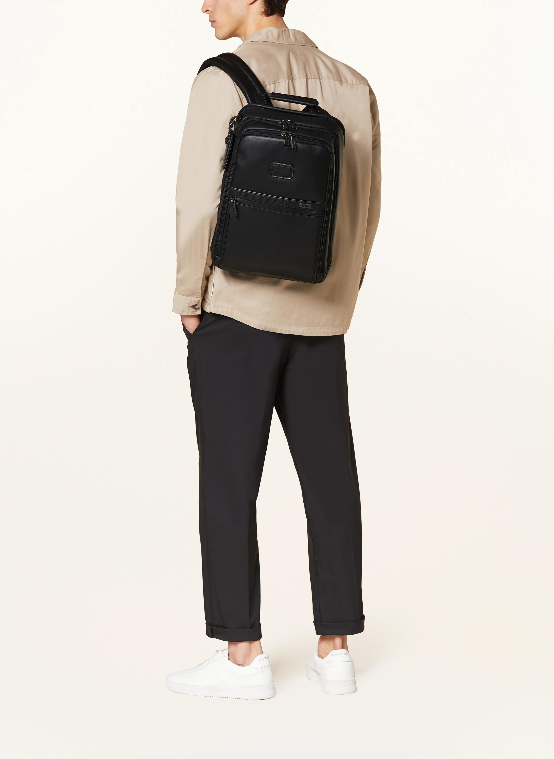 TUMI ALPHA backpack SLIM BACKPACK in black