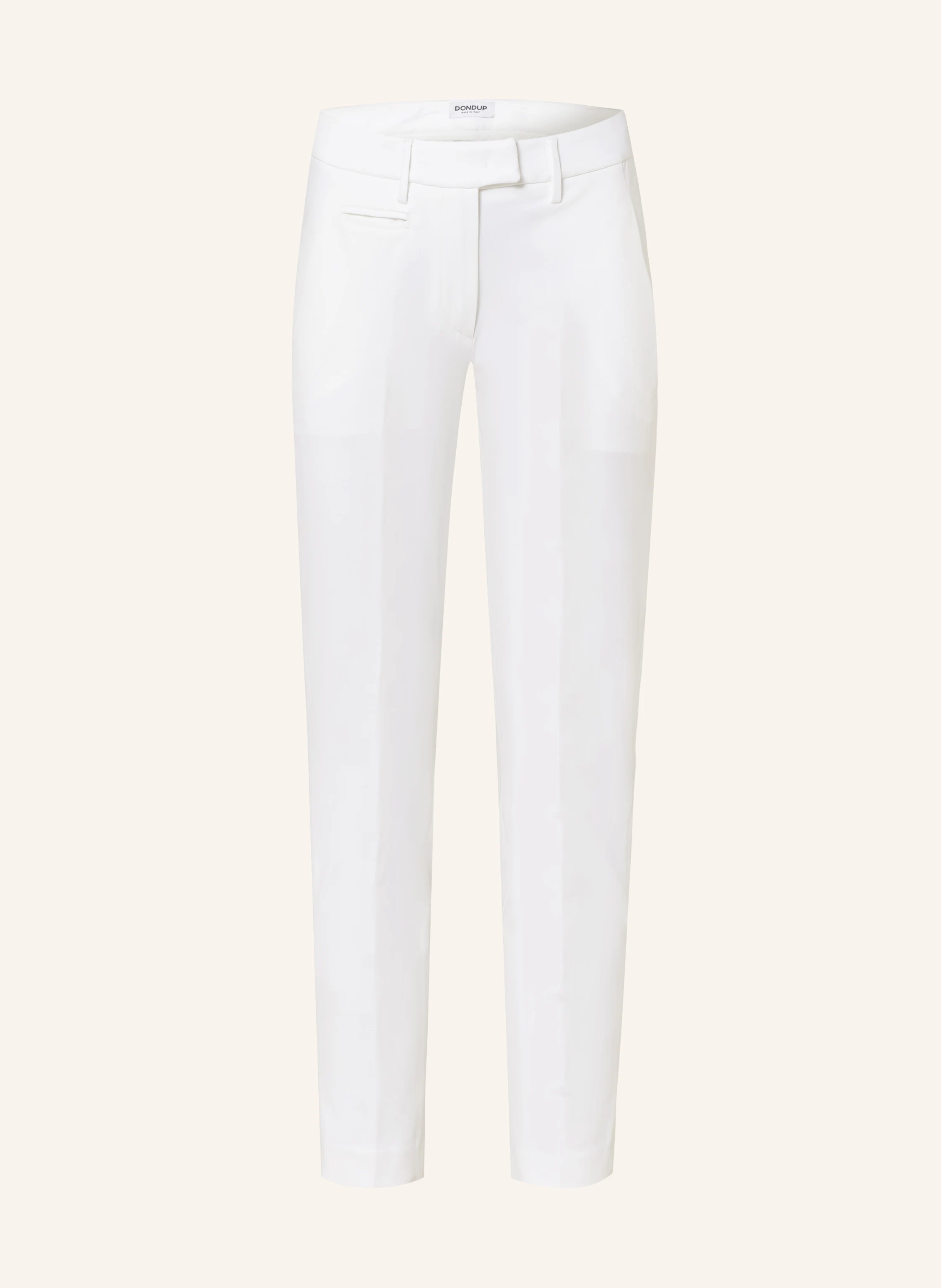 Dondup 7/8 trousers PERFECT-SLIM in white - Main Image