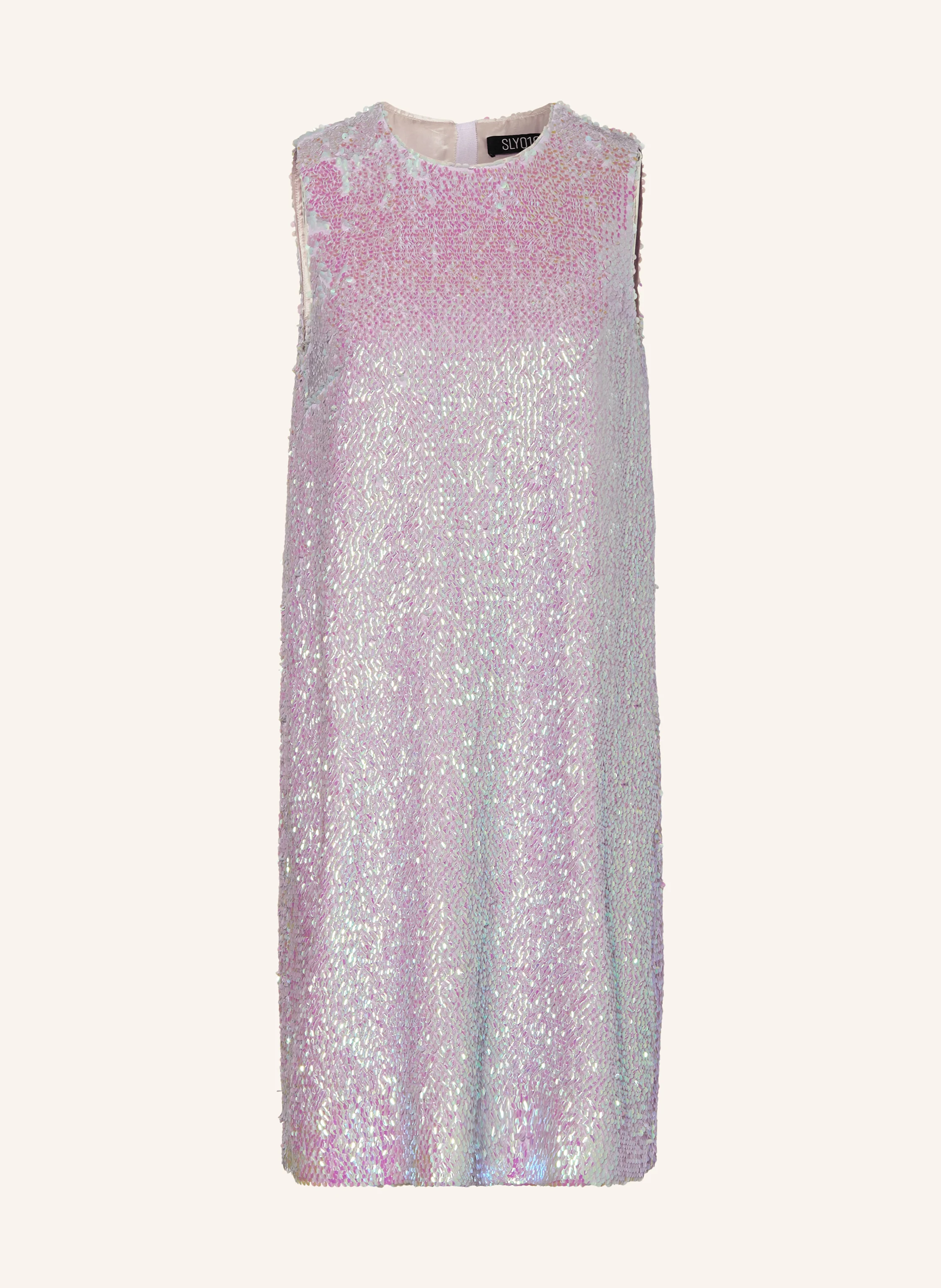 slim fit dress slacks La Femme One Shoulder Glitter Dress 29654 main image 1