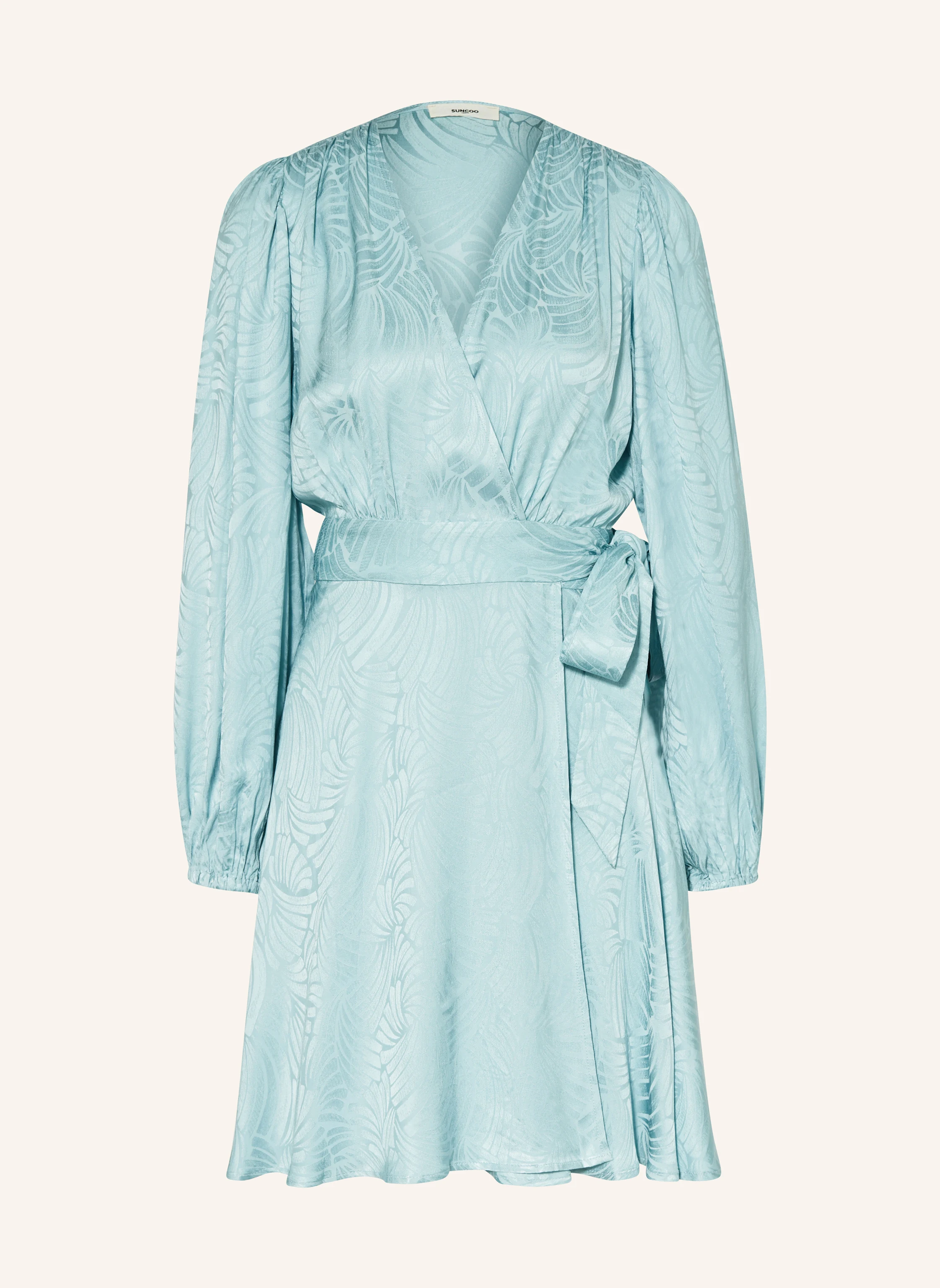 SUNCOO Robe portefeuille CAMELA en bleu clair