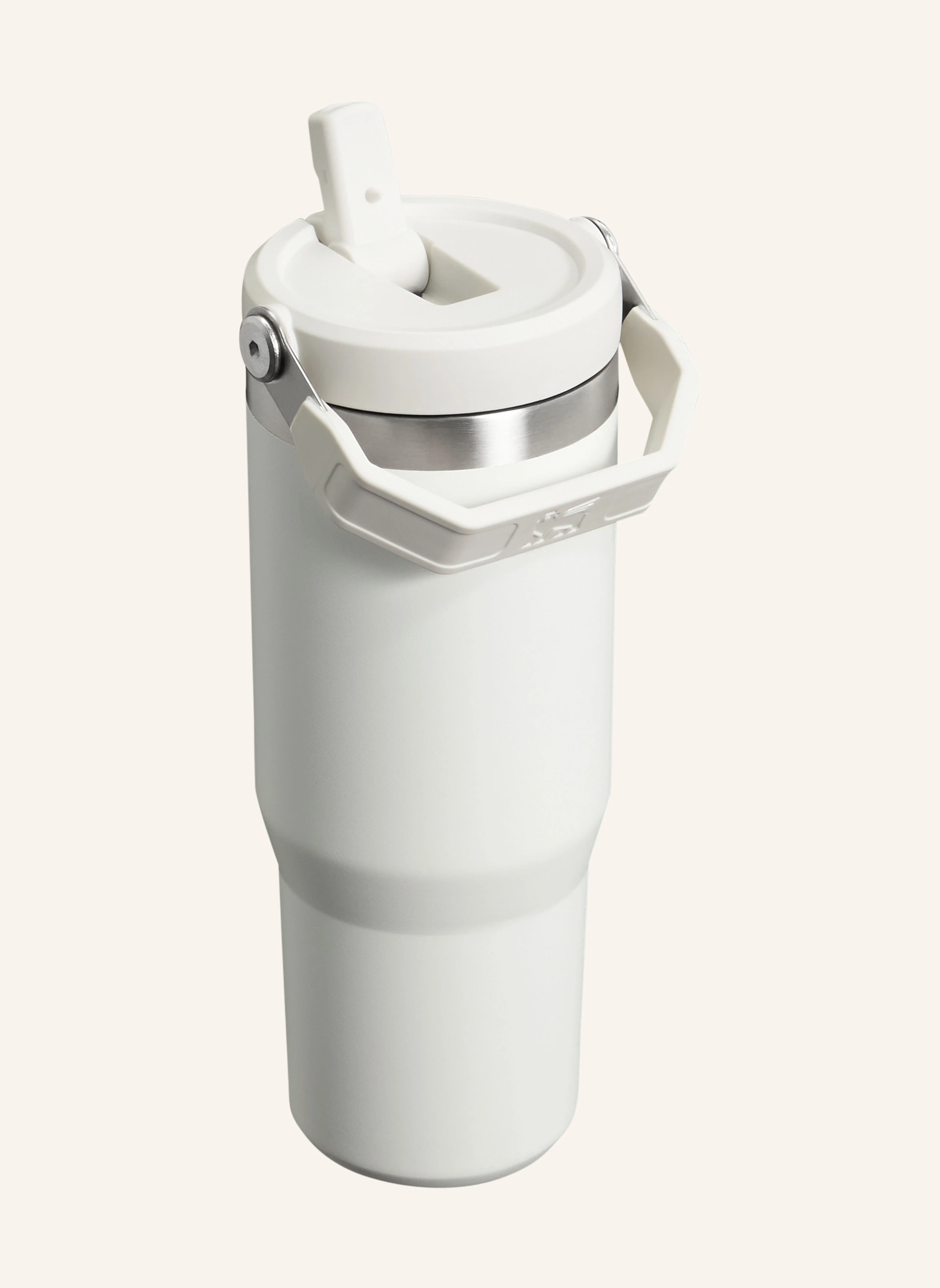 STANLEY Thermal mug THE ICEFLOW™ FLIP STRAW in white