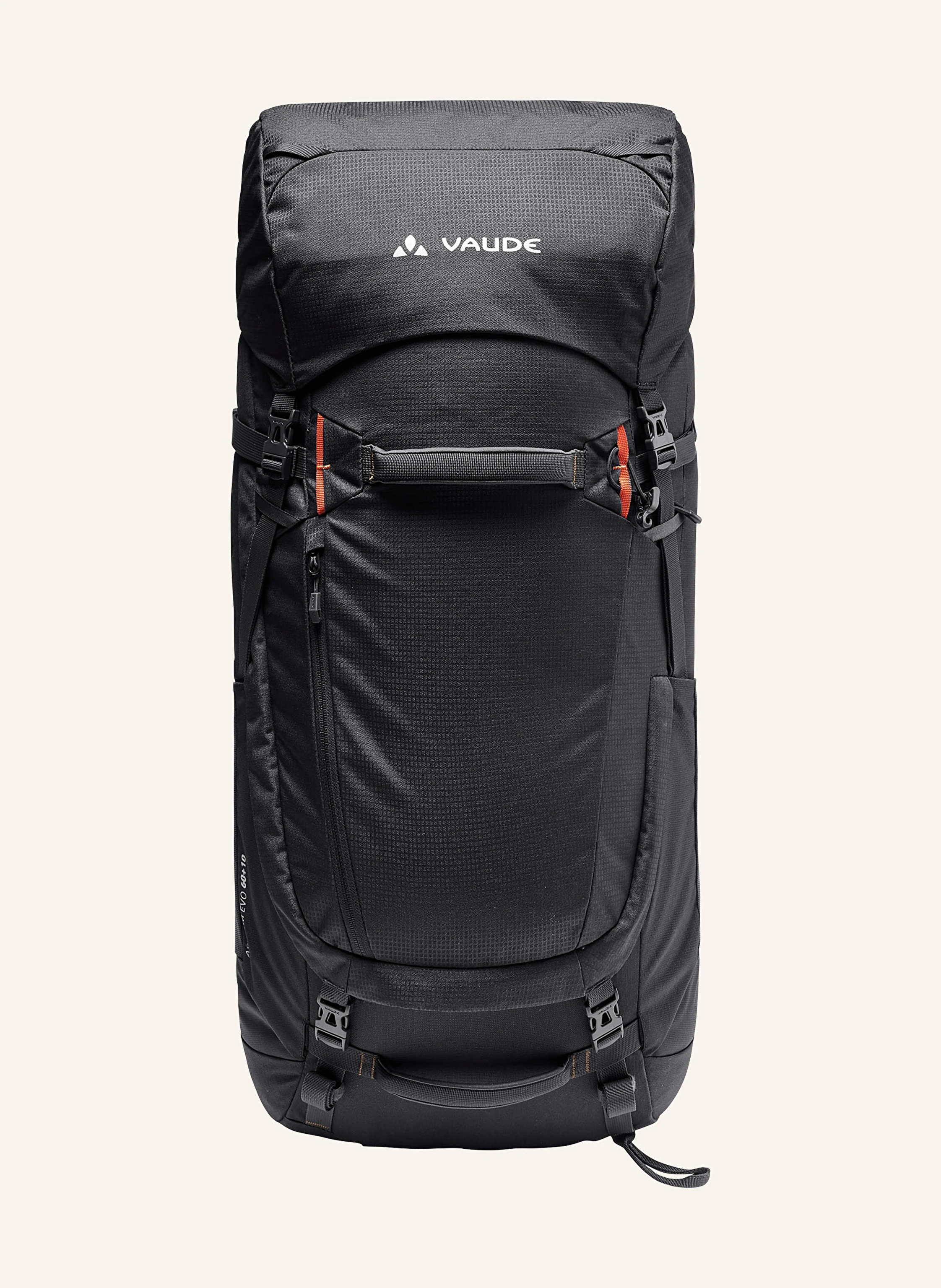 【良品】VAUDE Astrum 60+10L M/L トレッキングバックパック/レインカバー付き！ Vaude Astrum EVO 60+10 Hiking Bag Black | Alltricks.com