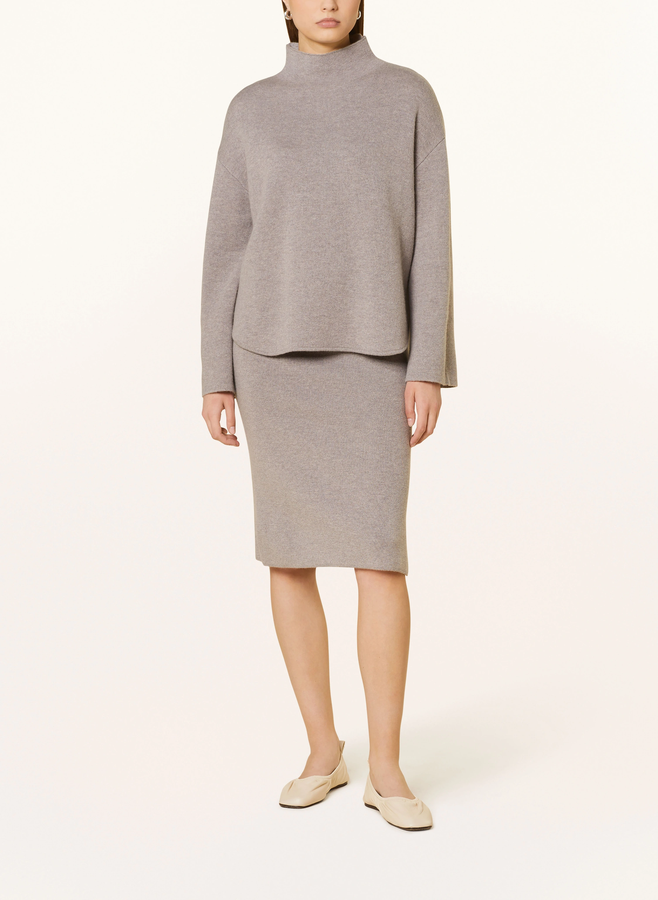 herlipto ♡ Cashmere Touch Knit Skirt Carre Twinkle Tulle Skirt