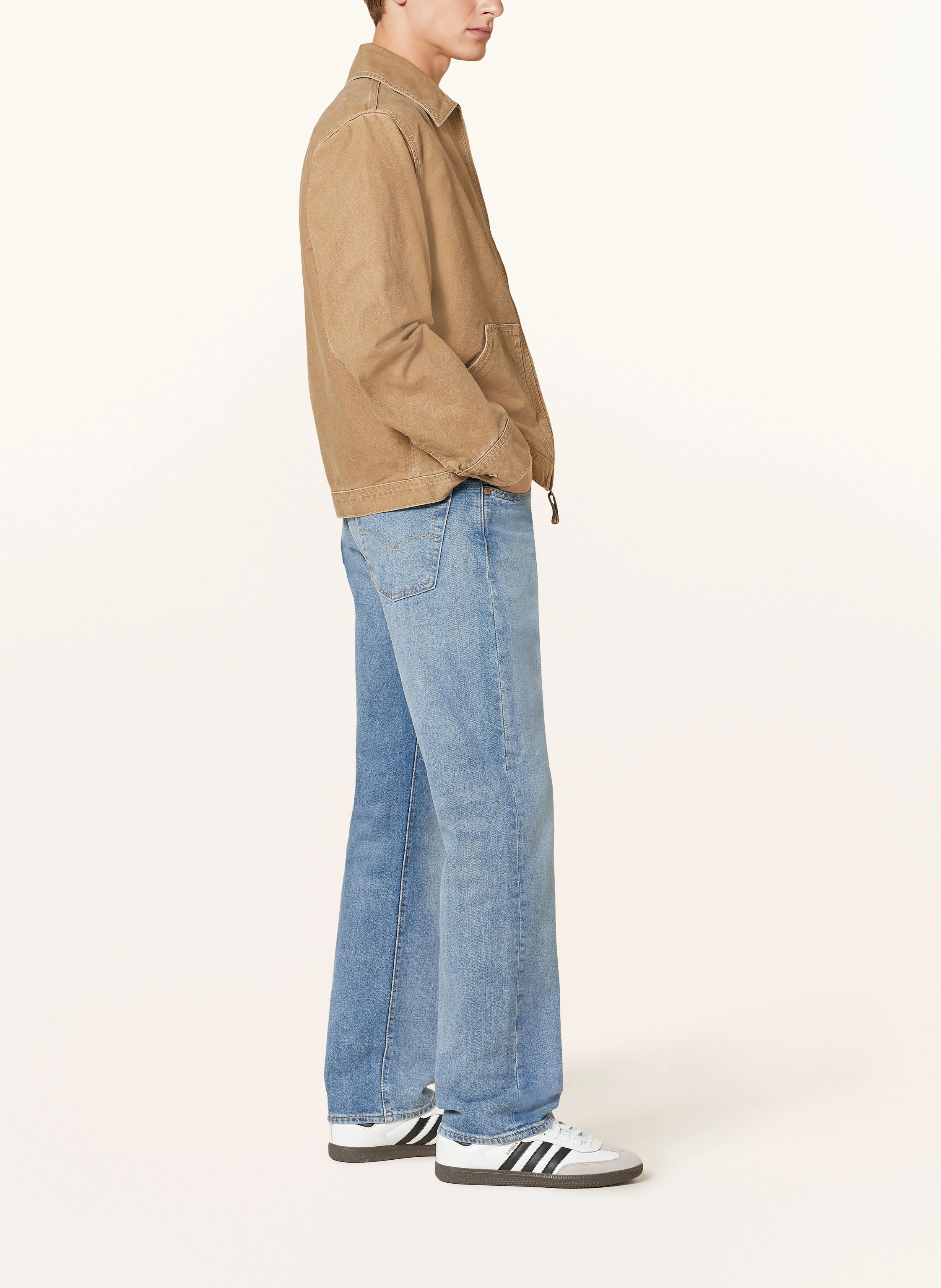 Levi's® Blugi cu croi drept 501: 18 Indigo deschis - uzat