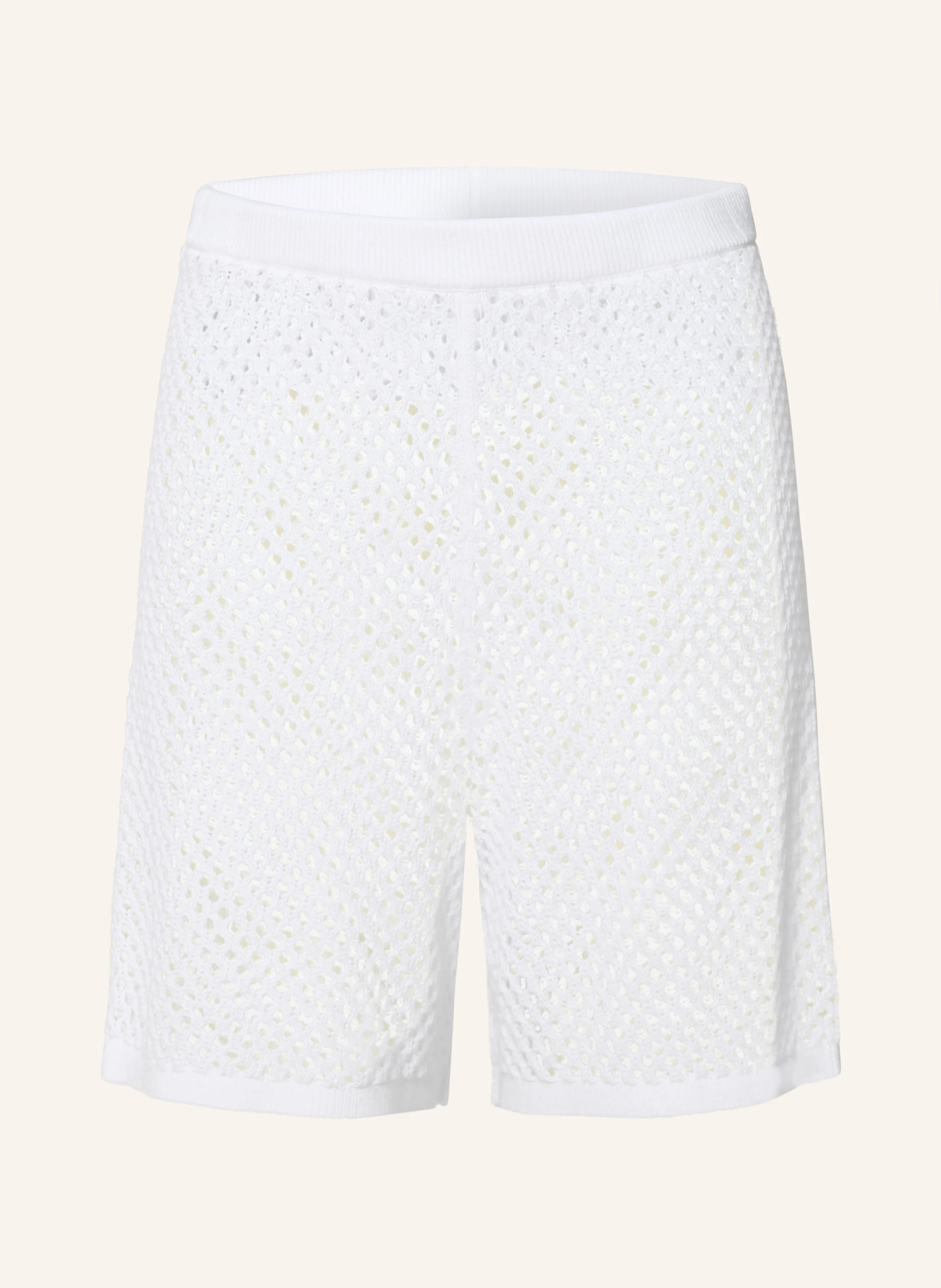 MRS & HUGS Knit shorts: WHITE