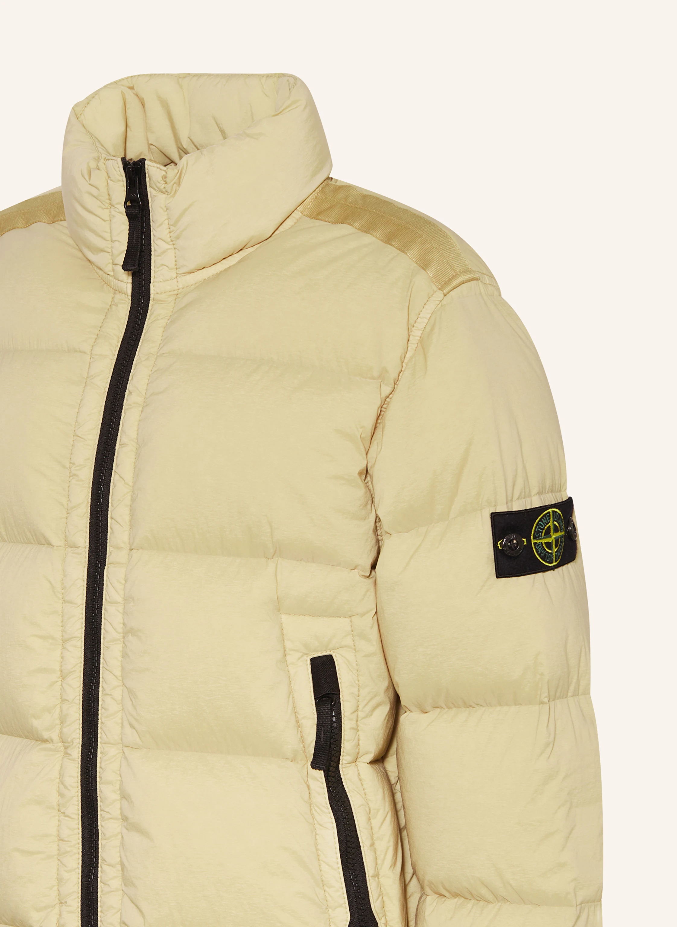 STONE ISLAND JUNIOR Daunenjacke in gelb