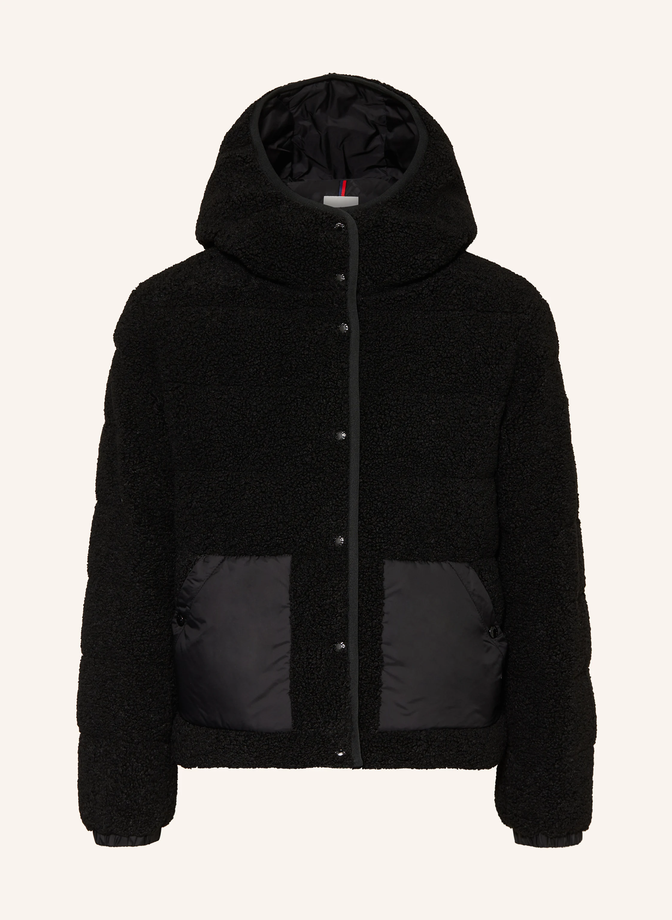 MONCLER enfant Down jacket AUDRIEU in teddy KIDS in black