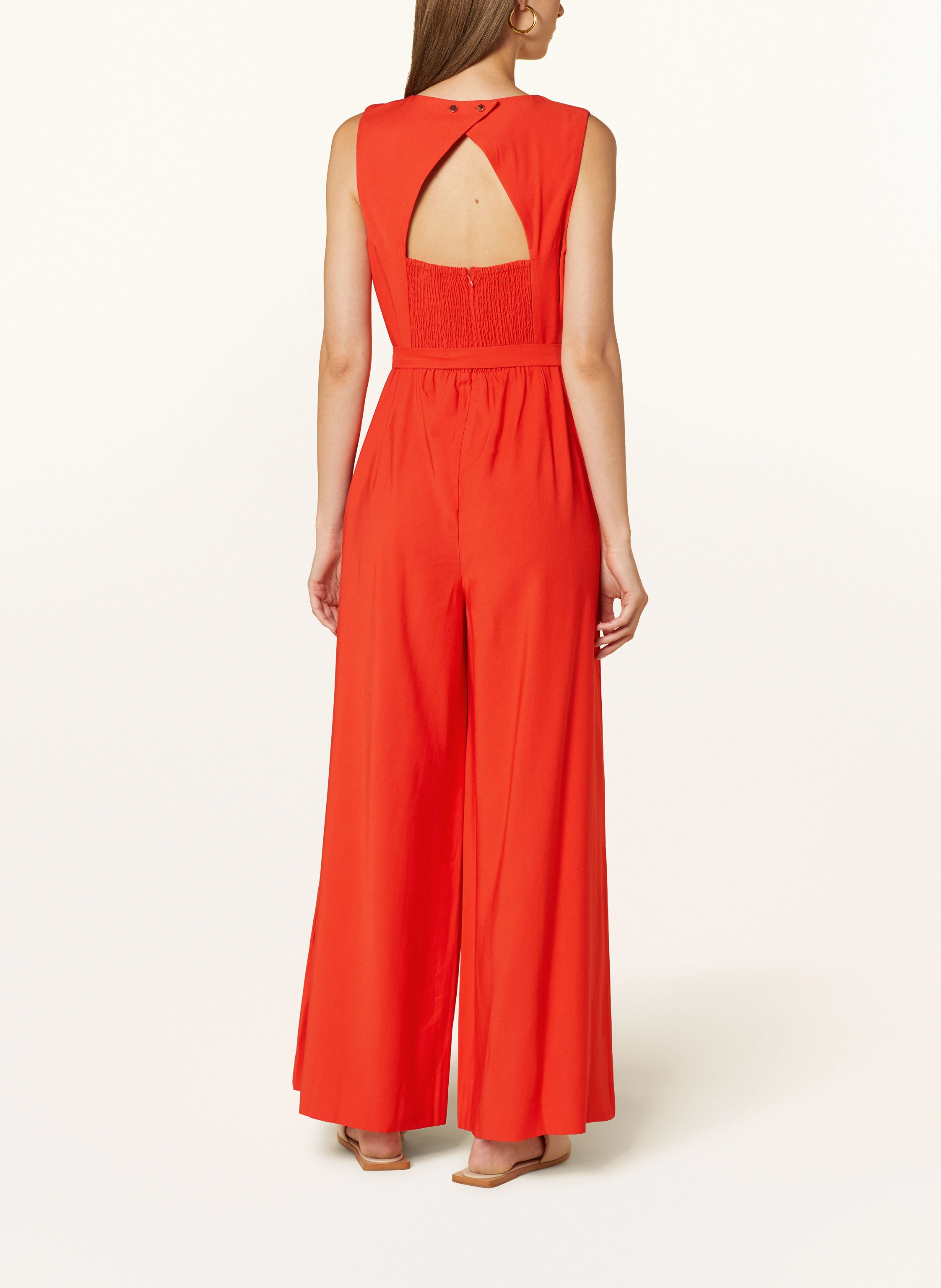 Phase Eight Jumpsuit MARTA with cut-out in red