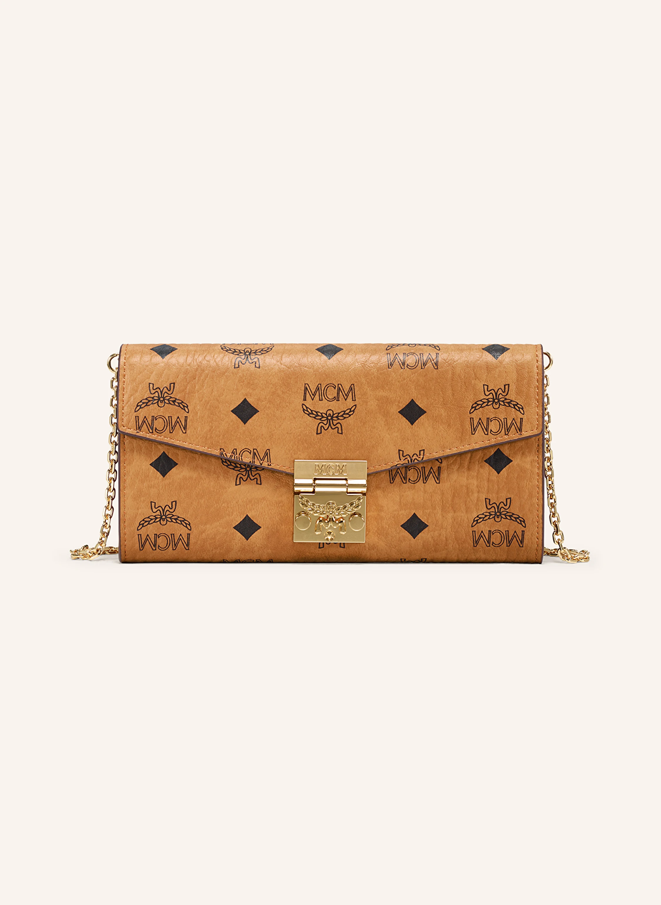 MCM Neck wallet PATRICIA VISETOS in cognac