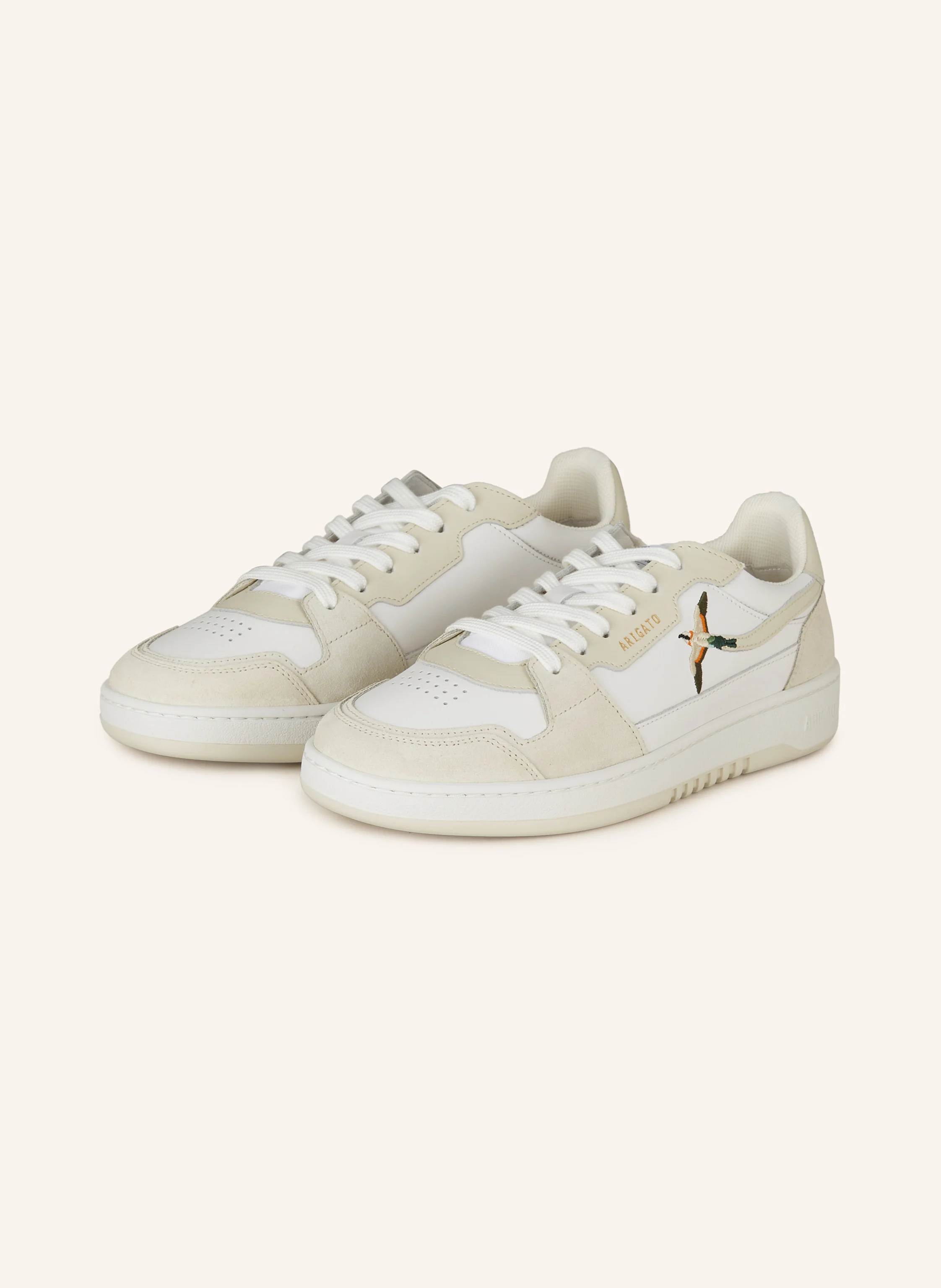 スニーカー Dice Lo Bee Bird Sneakers - Axel Arigato - Leather - White Axel Arigato Men's Dice Lo Bee Bird Sneaker in White/Off