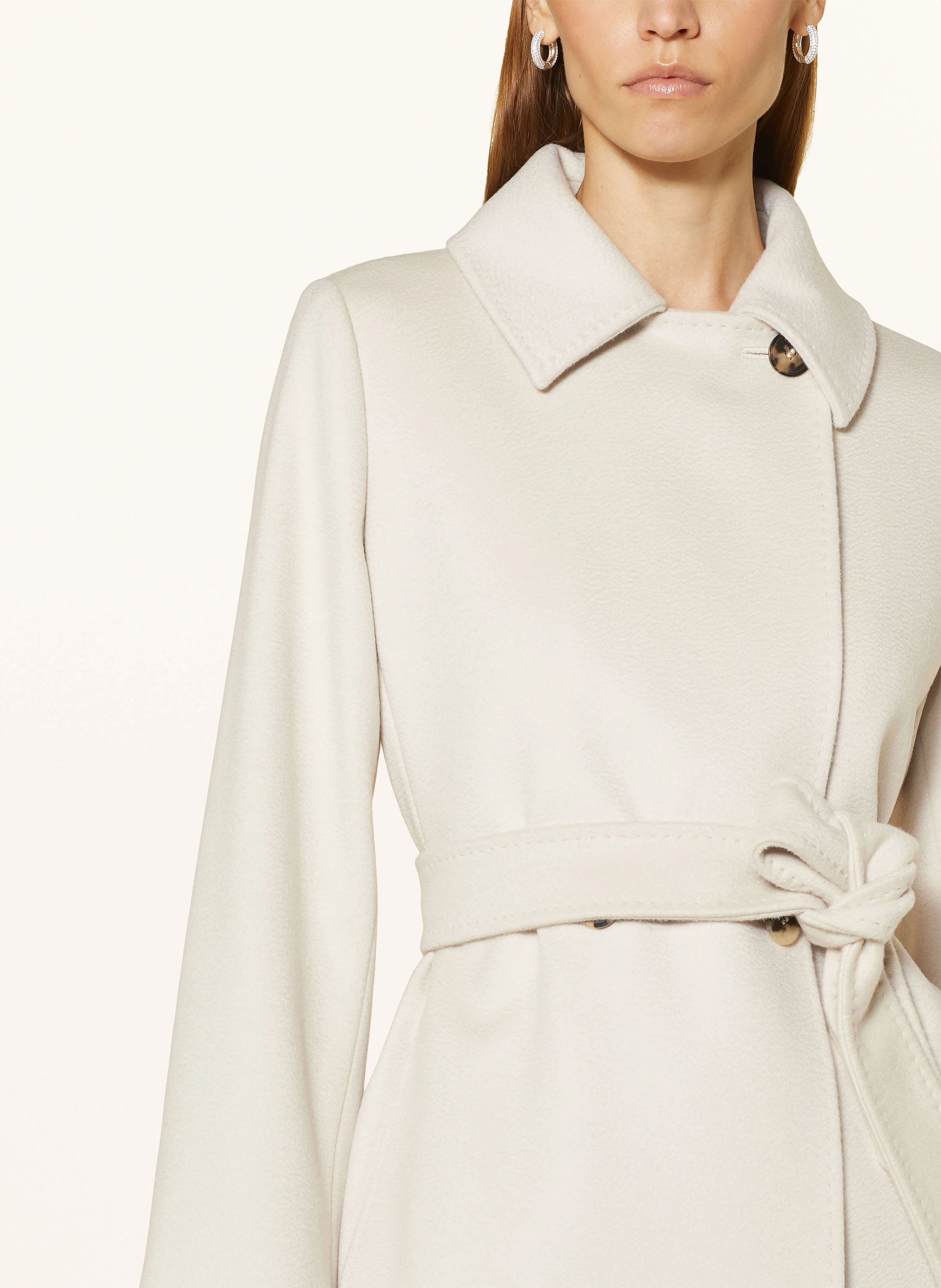 Max Mara STUDIO Wool coat BCOLLAG in beige