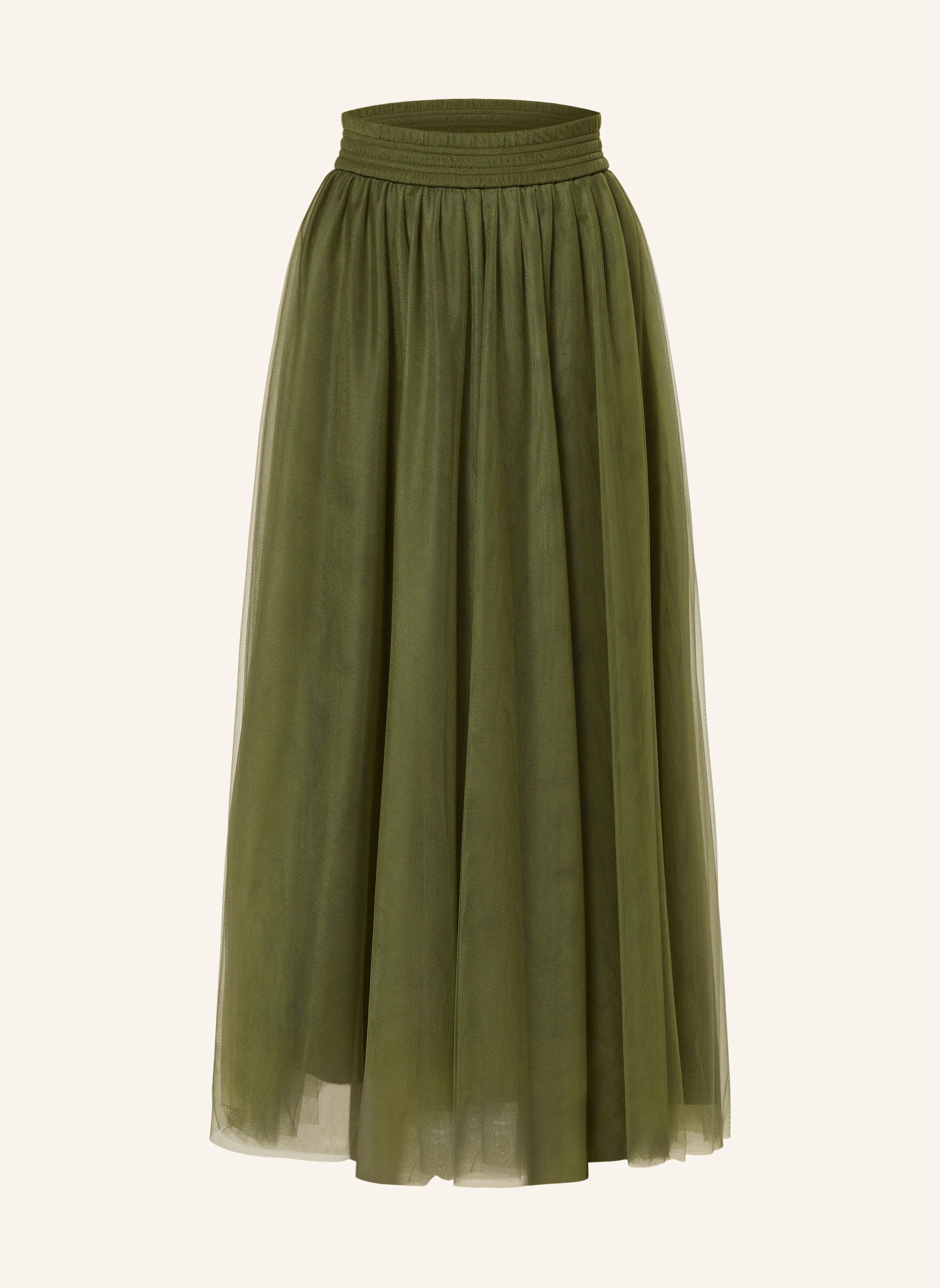 スカート FABIANA FILIPPI BLACK MAXI SKIRT FABIANA FILIPPI Tulle skirt in olive