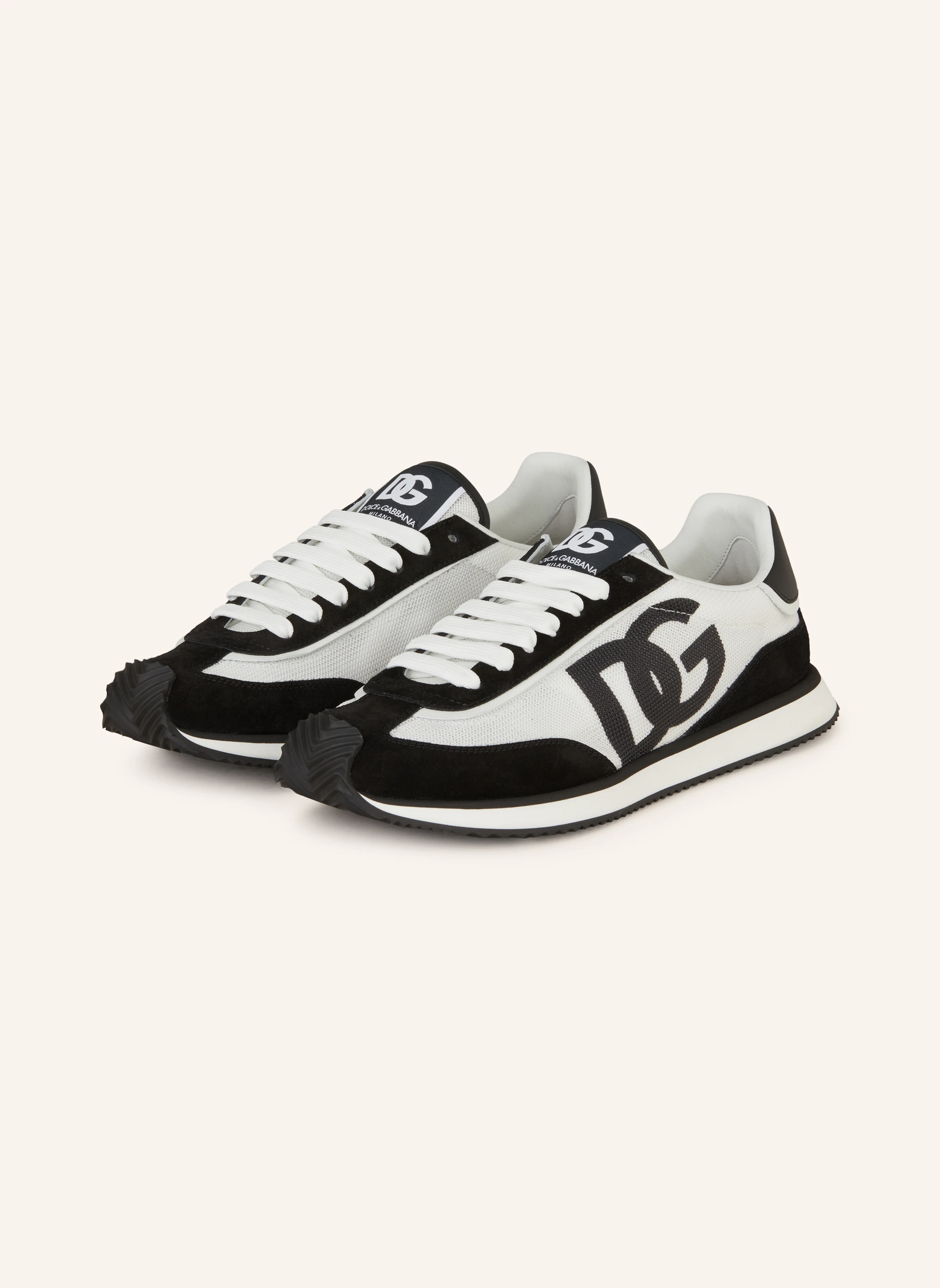 DOLCE & GABBANA Sneakers DRAGON in black/ white