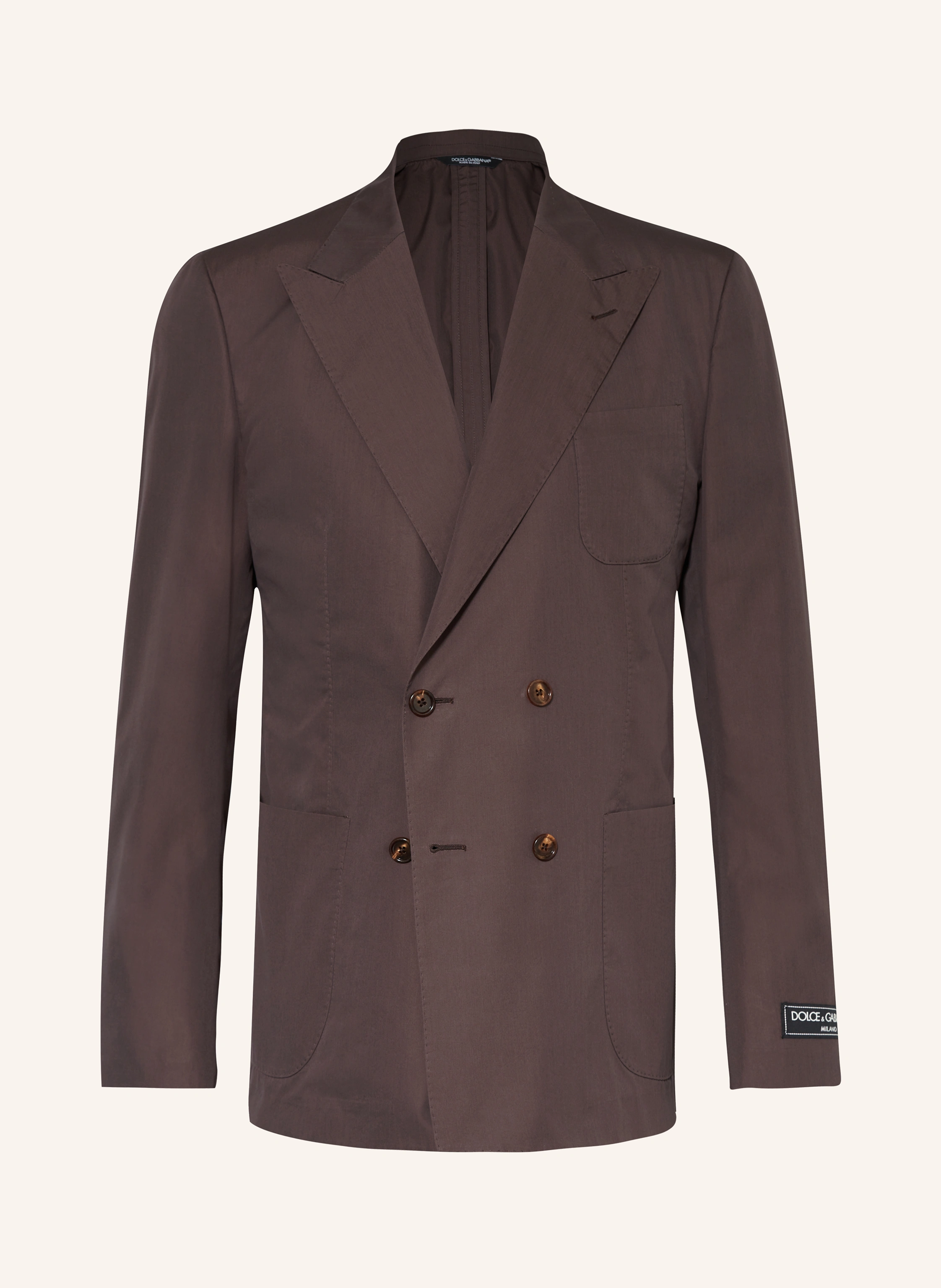 DOLCE & GABBANA Suit jacket regular portofino fit: M4015 COFFE BROWN