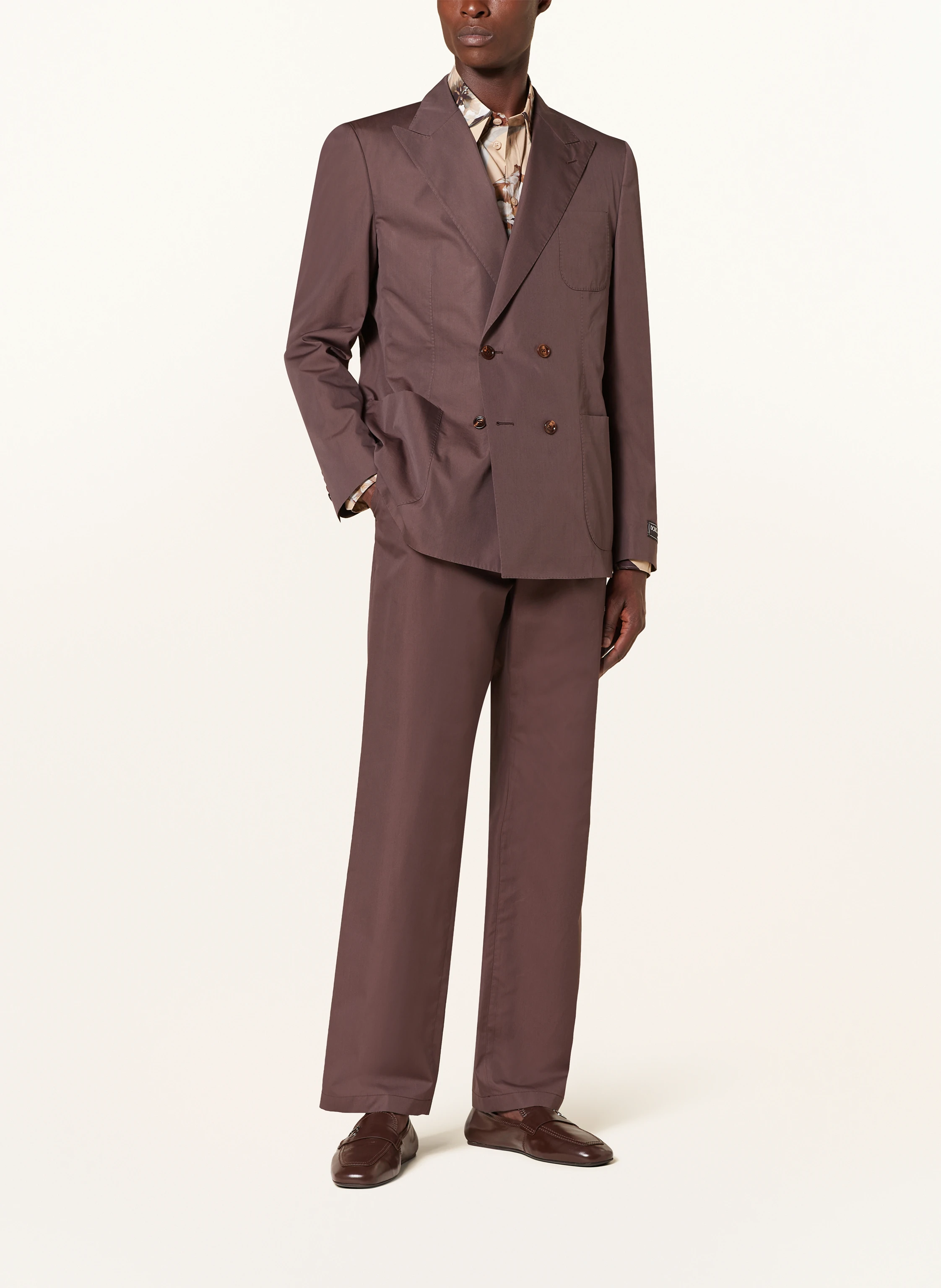 DOLCE & GABBANA Suit jacket regular portofino fit: M4015 COFFE BROWN