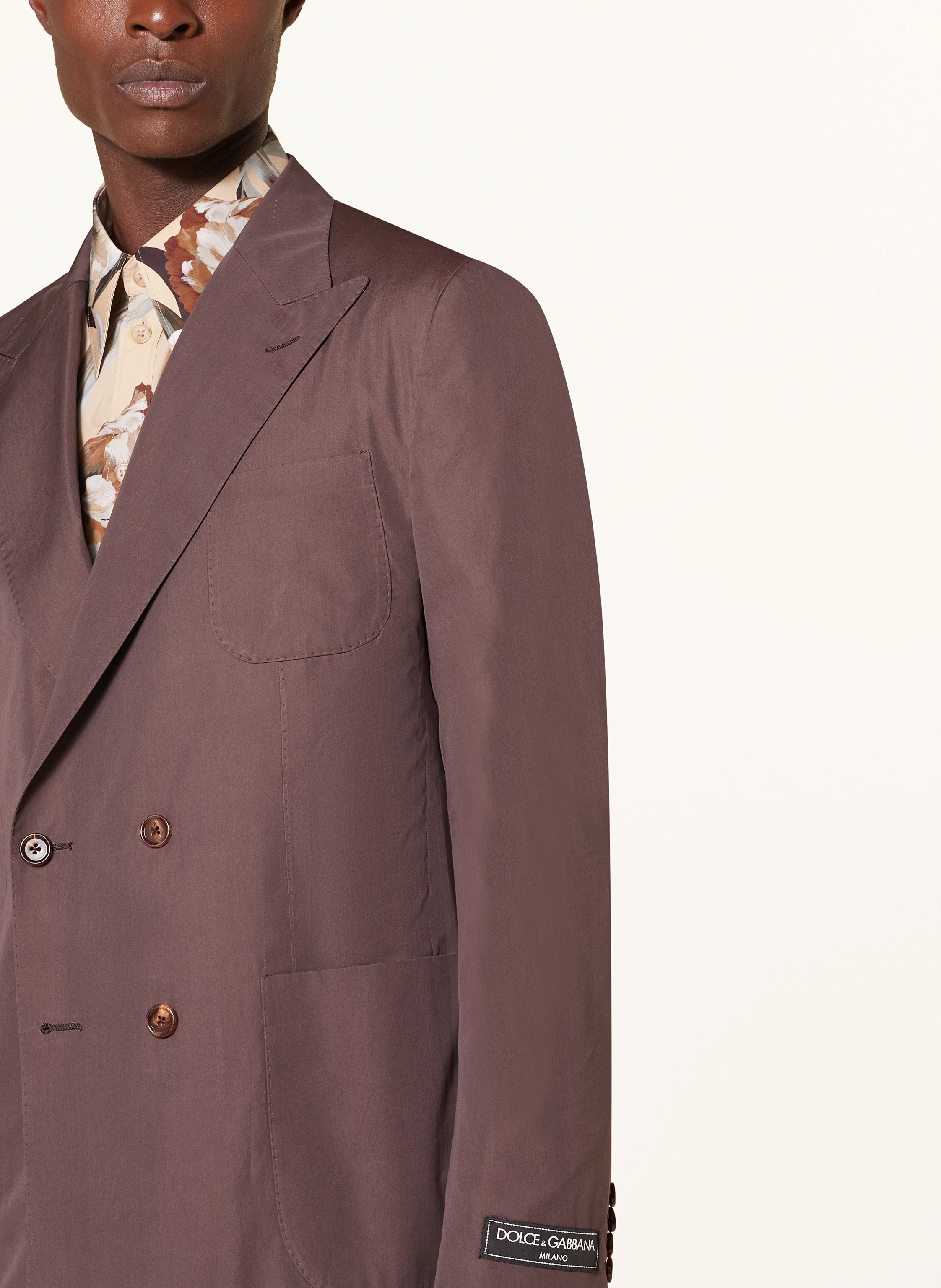 DOLCE & GABBANA Suit jacket regular portofino fit: M4015 COFFE BROWN