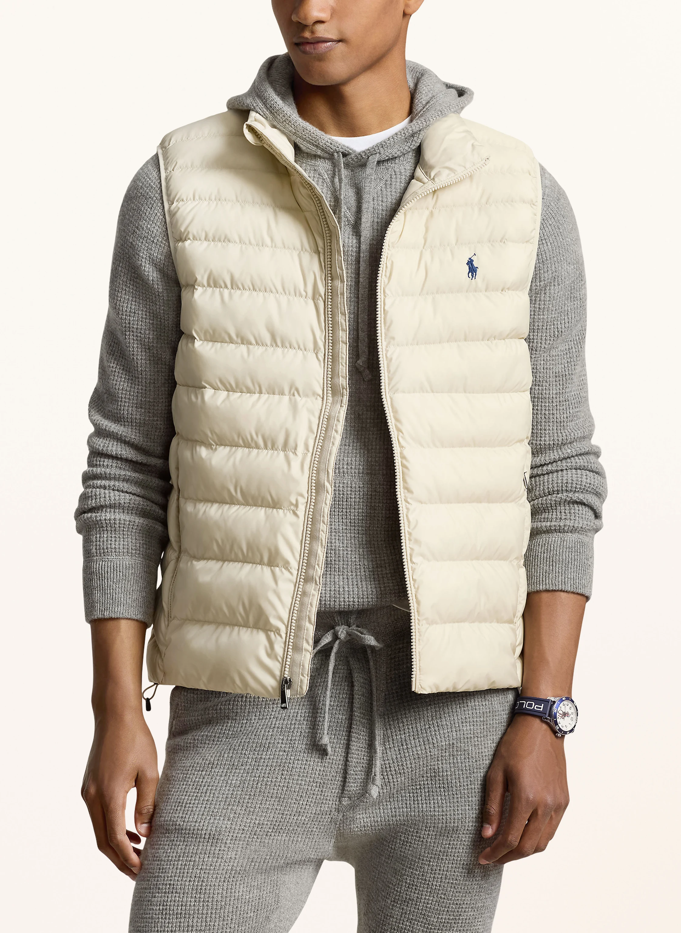 POLO RALPH LAUREN Quilted vest: CREAM