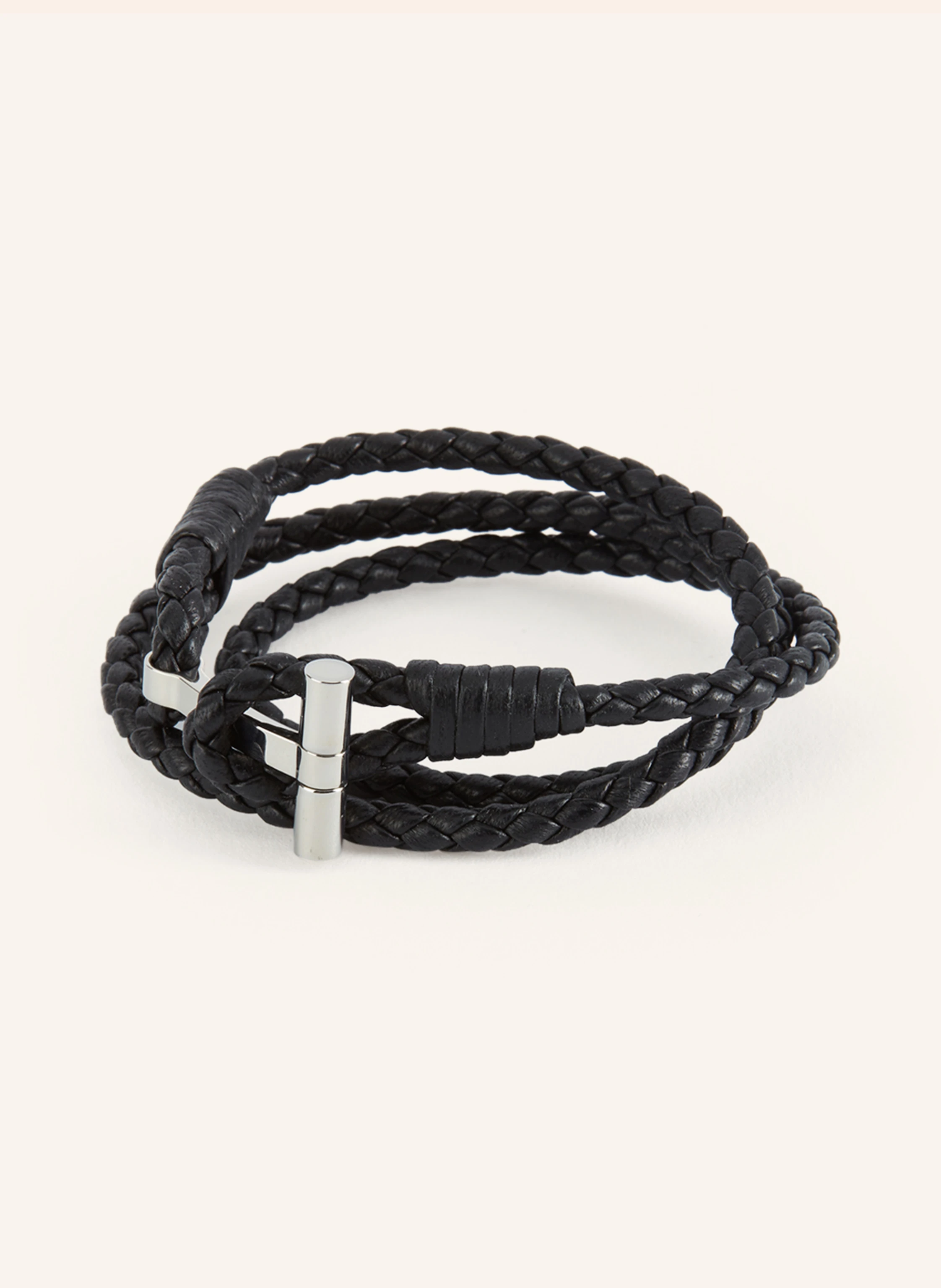 TOM FORD Leather bracelet in black