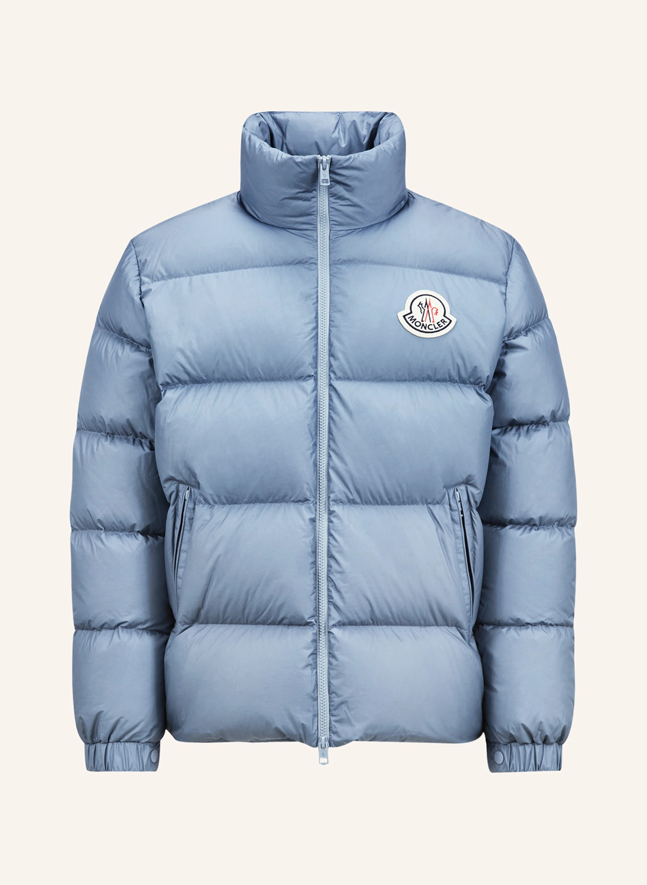 MONCLER Kurtka puchowa CITALA kolor szaroniebieski