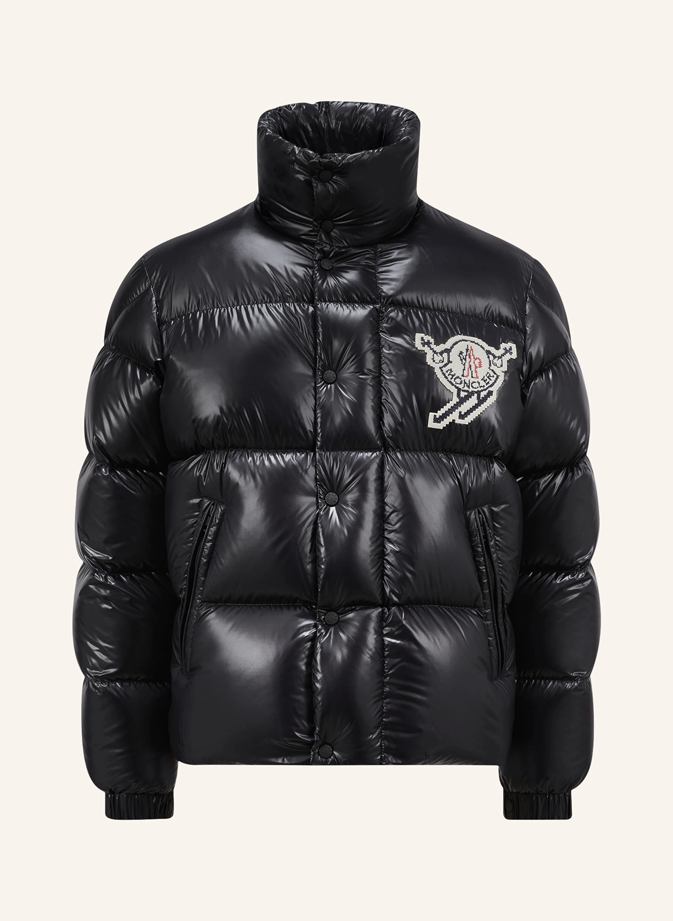 MONCLER Kurtka puchowa LESTE kolor czarny