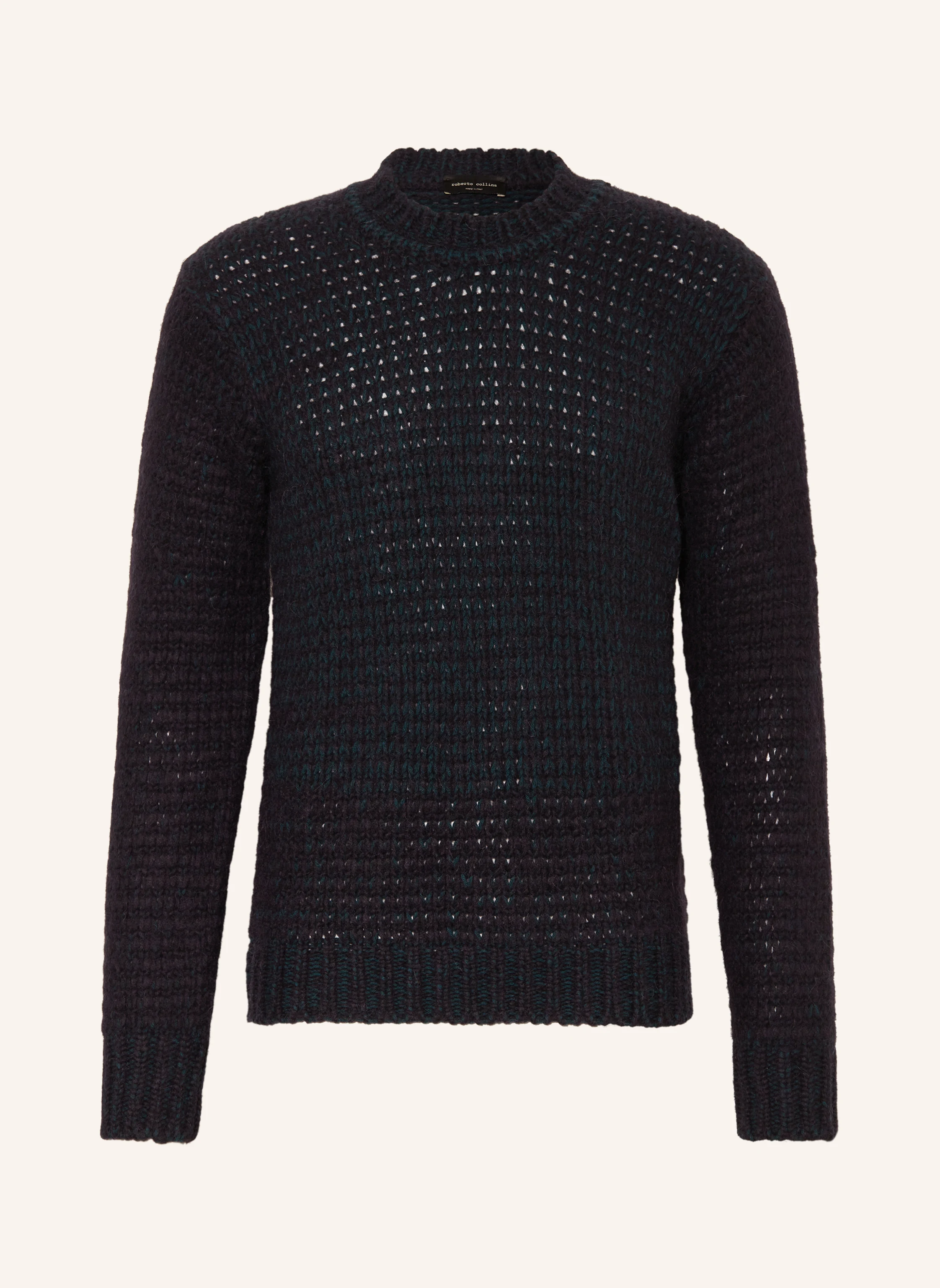 roberto collina Pullover mit Alpaka in dunkelblau