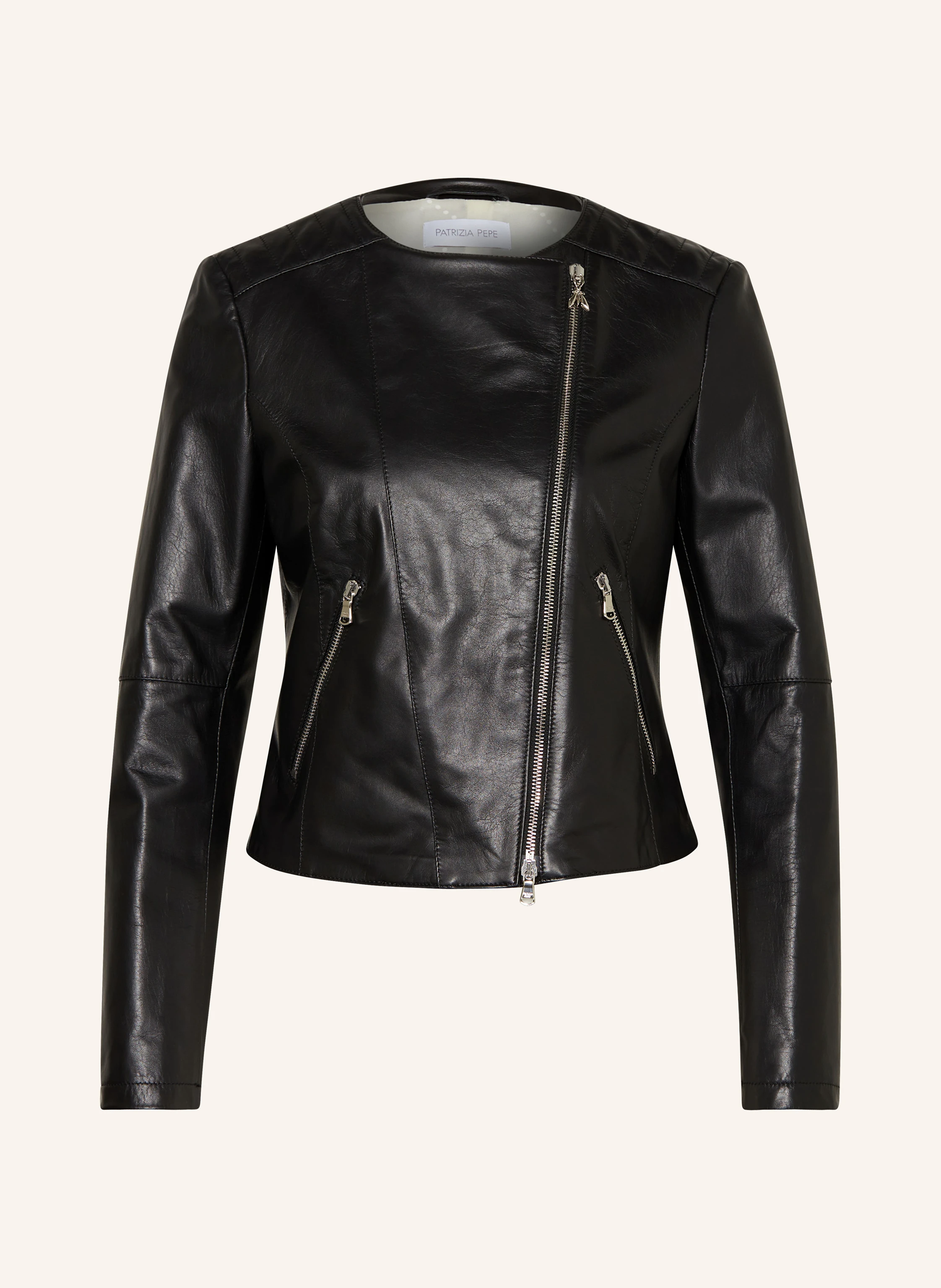PATRIZIA PEPE Leather jacket in black