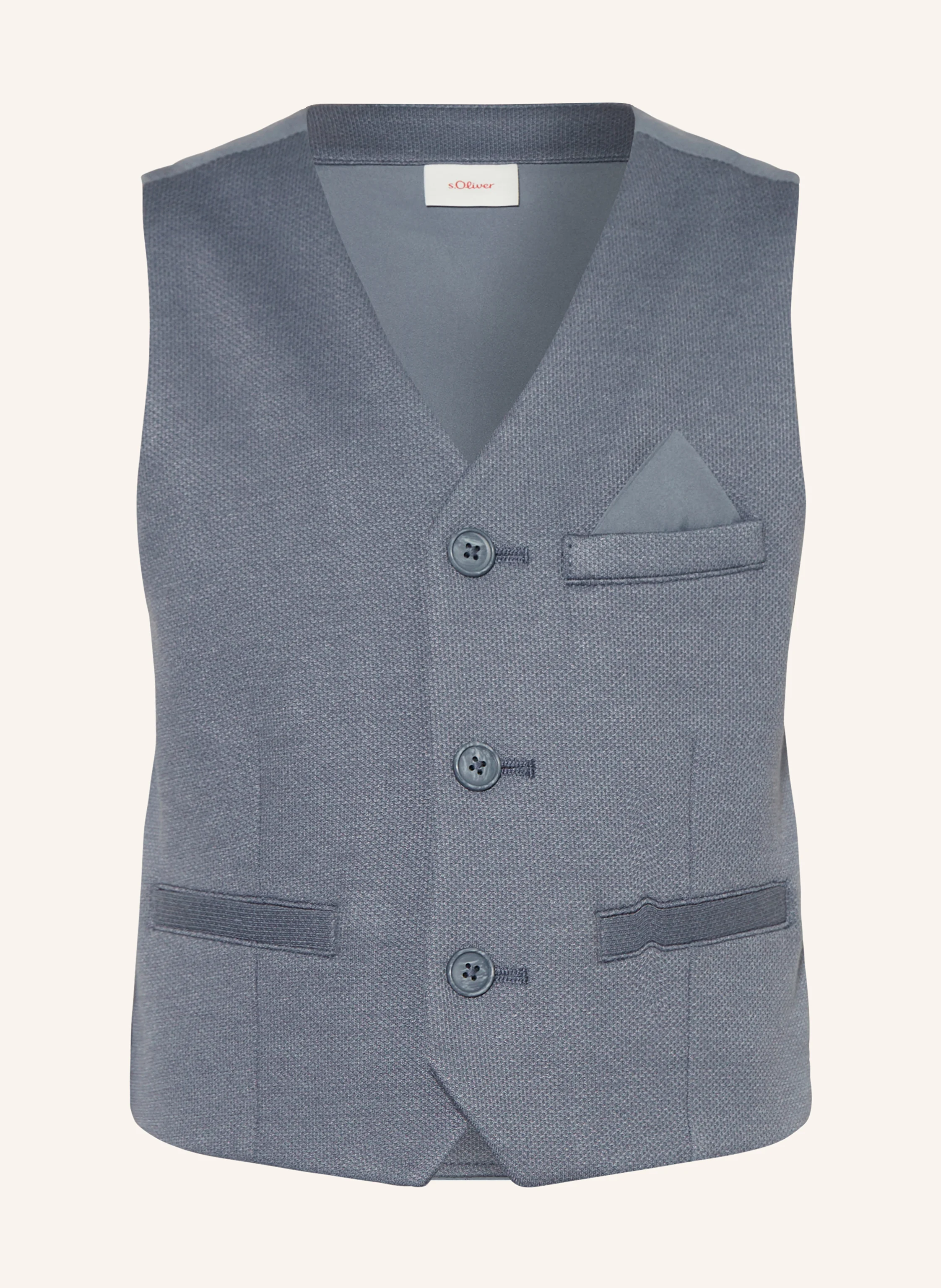 RED Suit vest in blue gray - Main Image