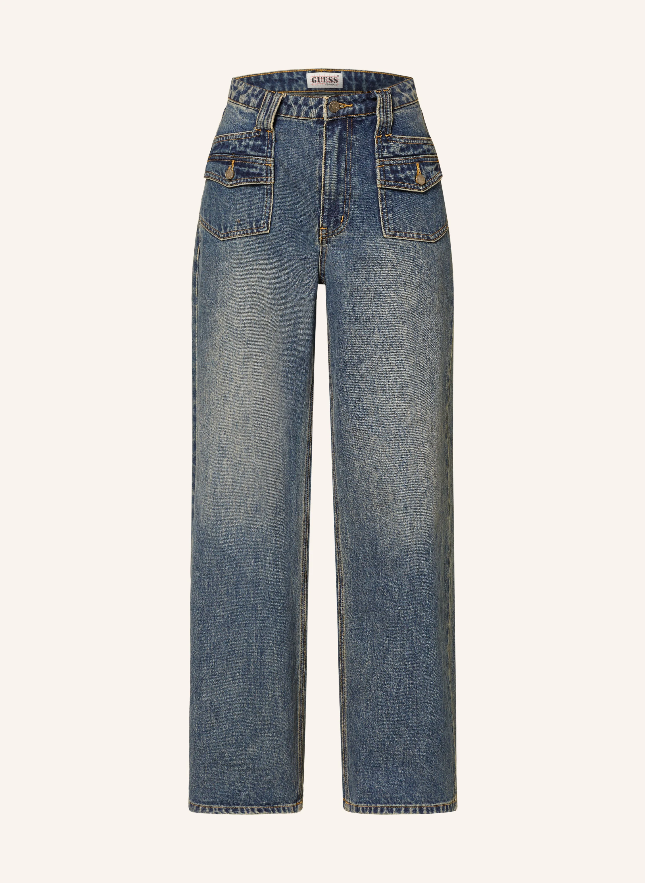 Wide Leg Kenzo 62 Jeans GUESS JEANS Straight Jeans In Govv