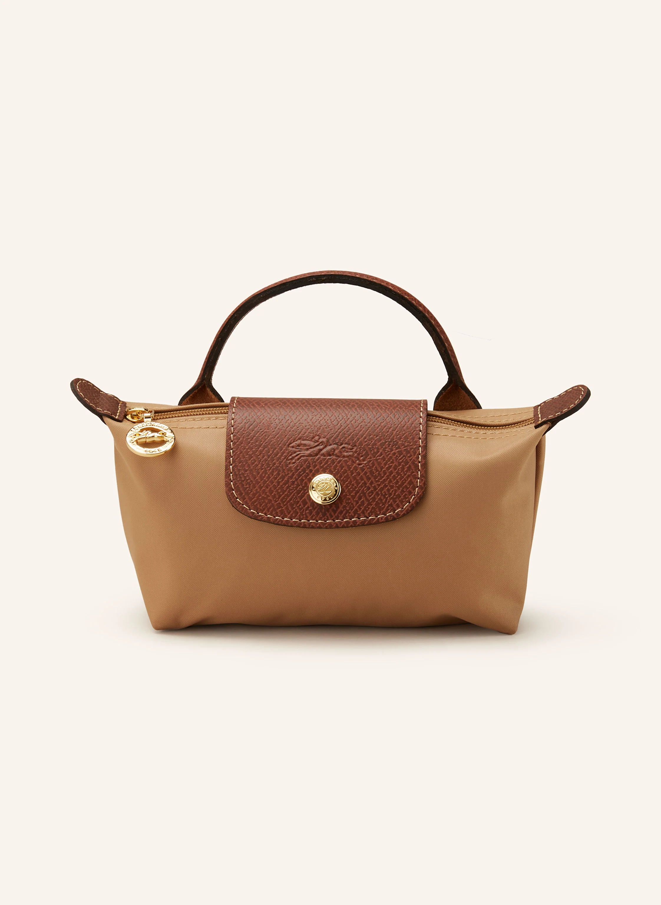 LONGCHAMP Pouch LE PLIAGE ORIGINAL in beige/ cognac