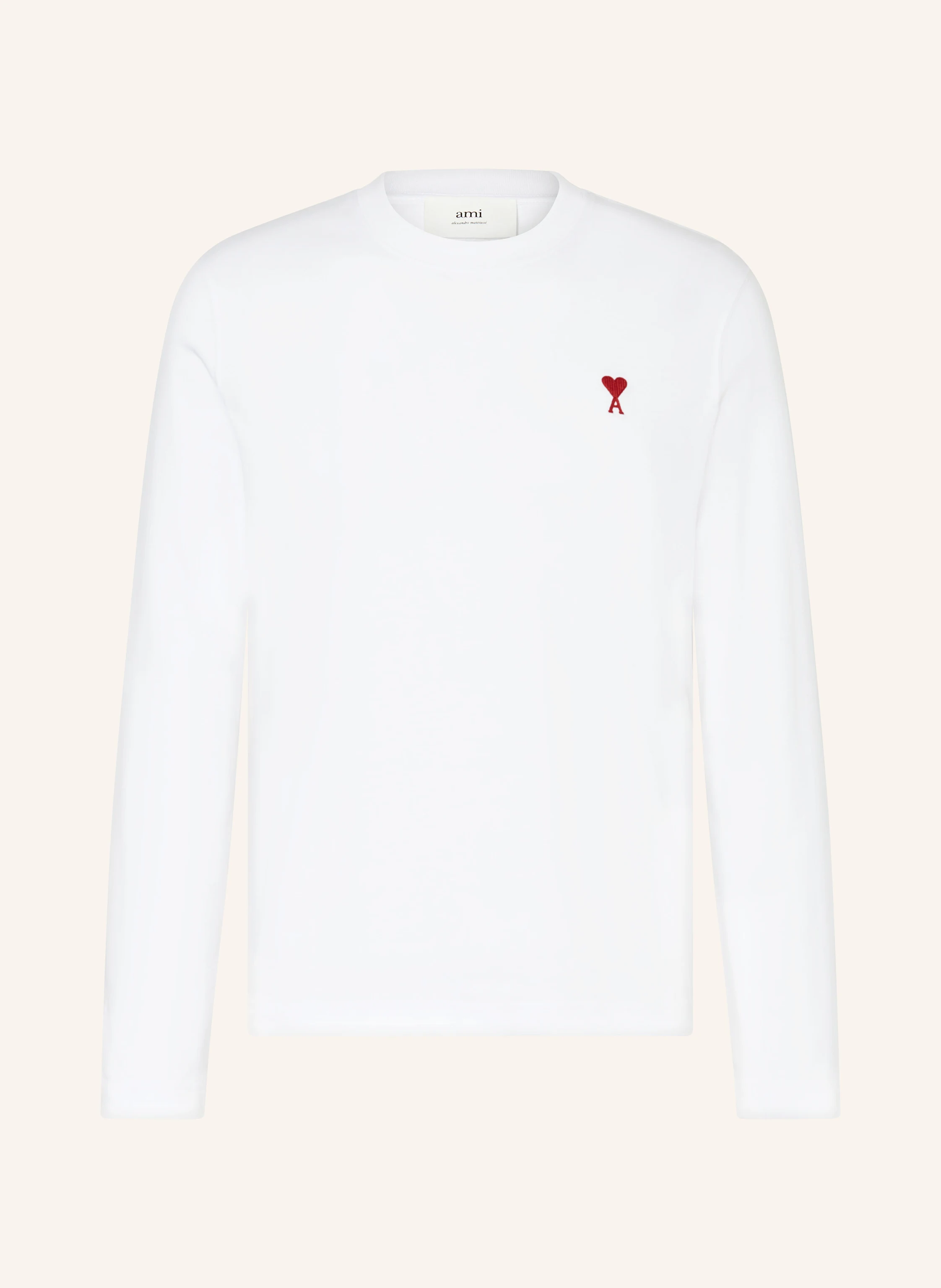 AMI PARIS Long sleeve shirt in white