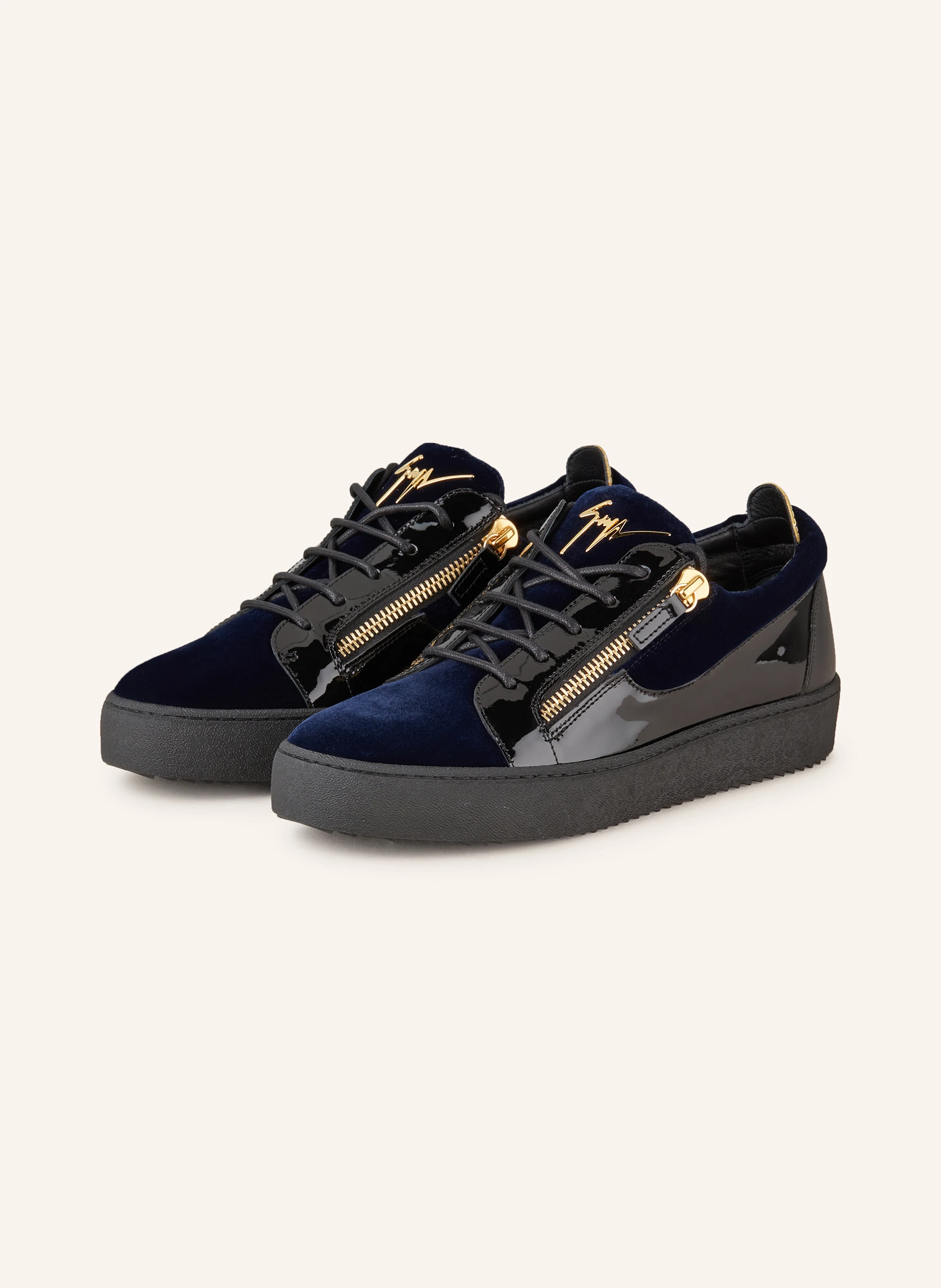 GIUSEPPE ZANOTTI DESIGN Sneakers FRANKIE in black/ dark blue