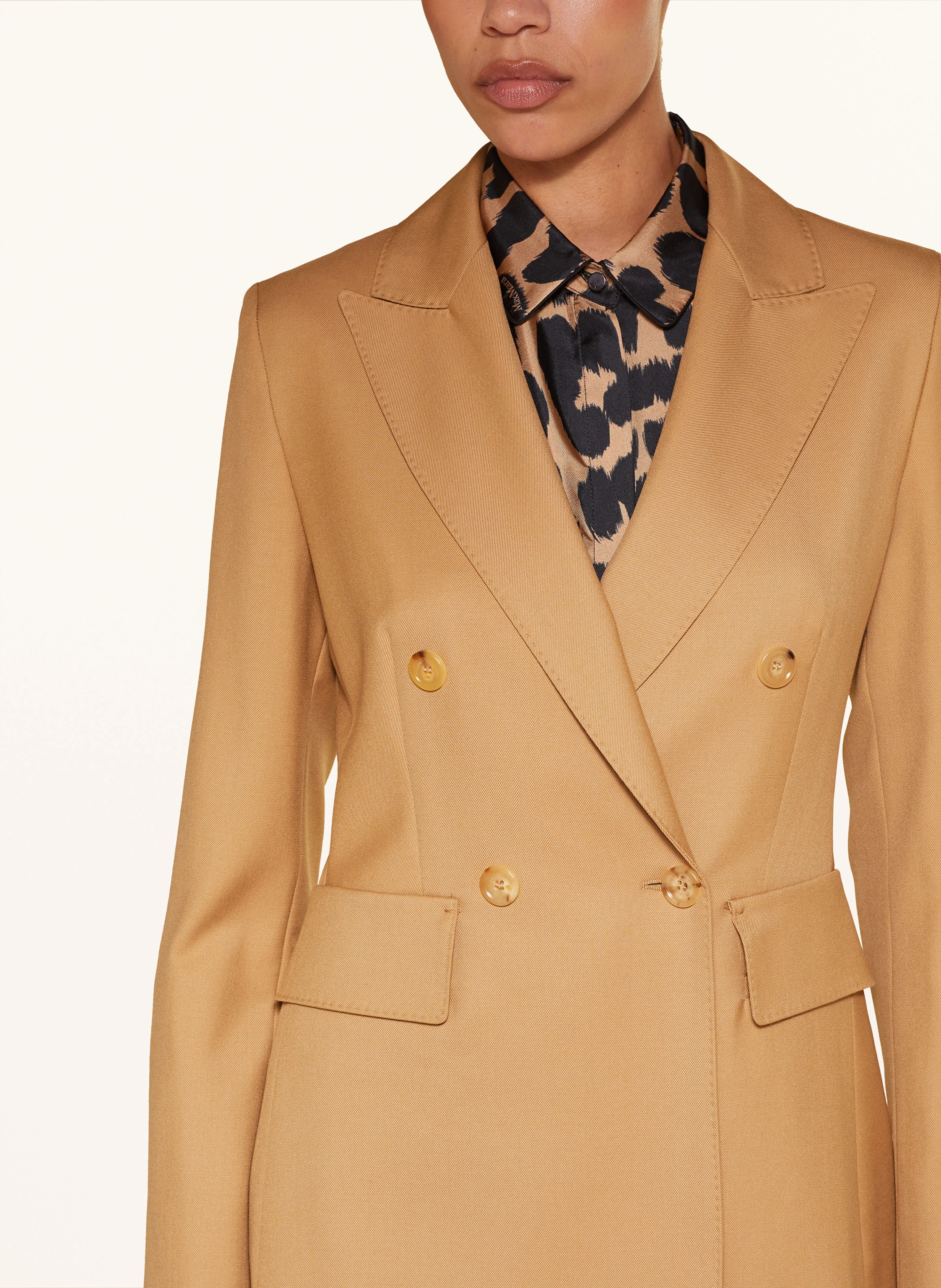 ジャケット MAX MARA Ivory Wool Osanna Blazer MAX MARA Osanna double-breasted wool-twill blazer | NET-A-PORTER