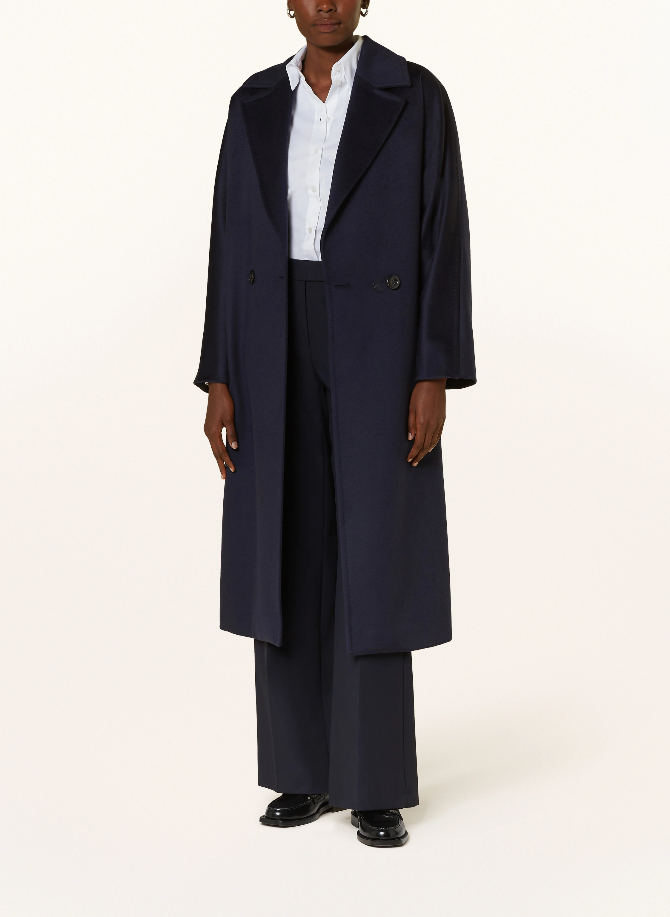 コート MAX MARA STUDIO  MAX MARA STUDIO Erice Coat Max Mara STUDIO Wool coat ERICE in dark blue
