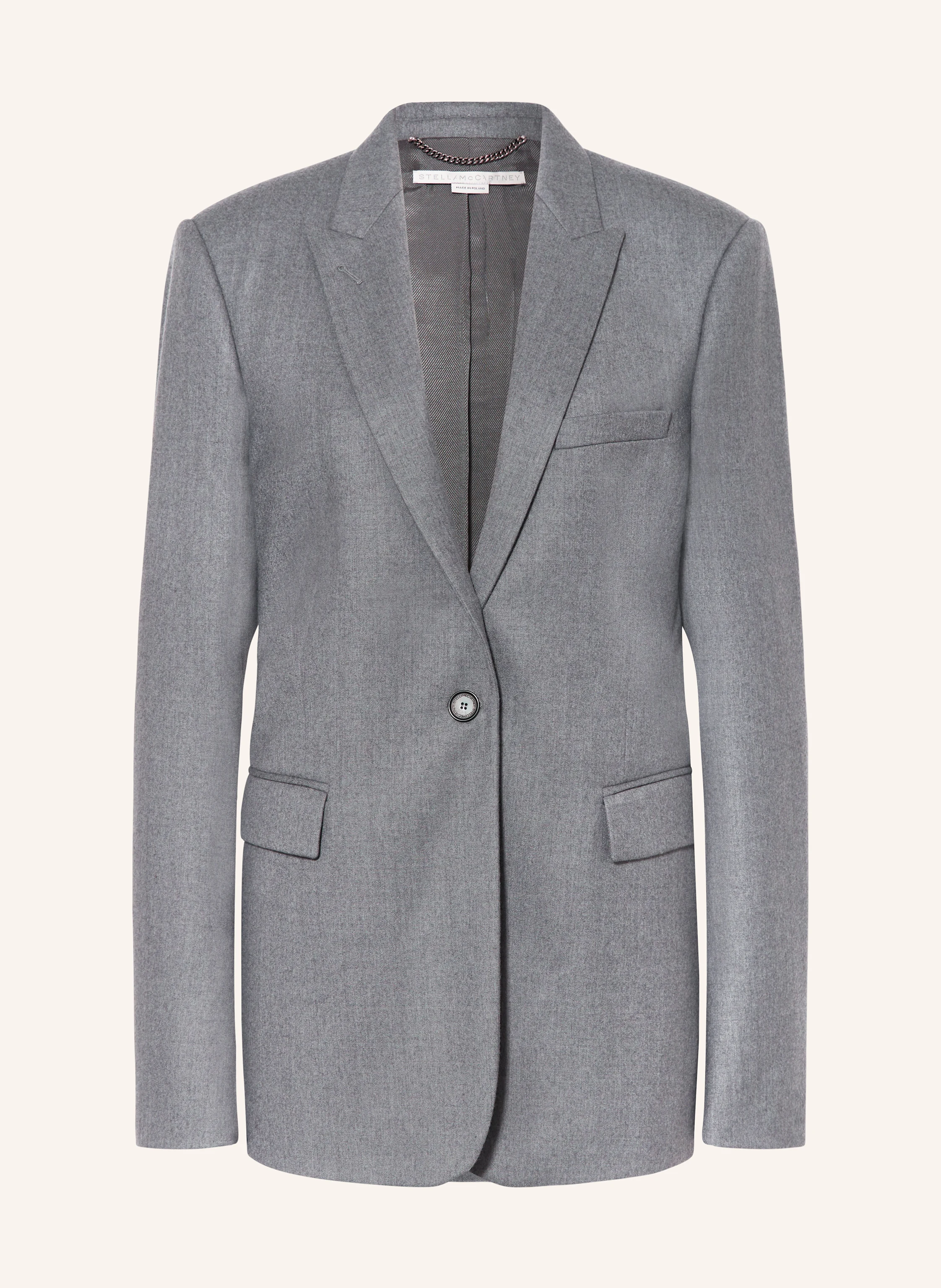 STELLA McCARTNEY Oversized blazer in gray