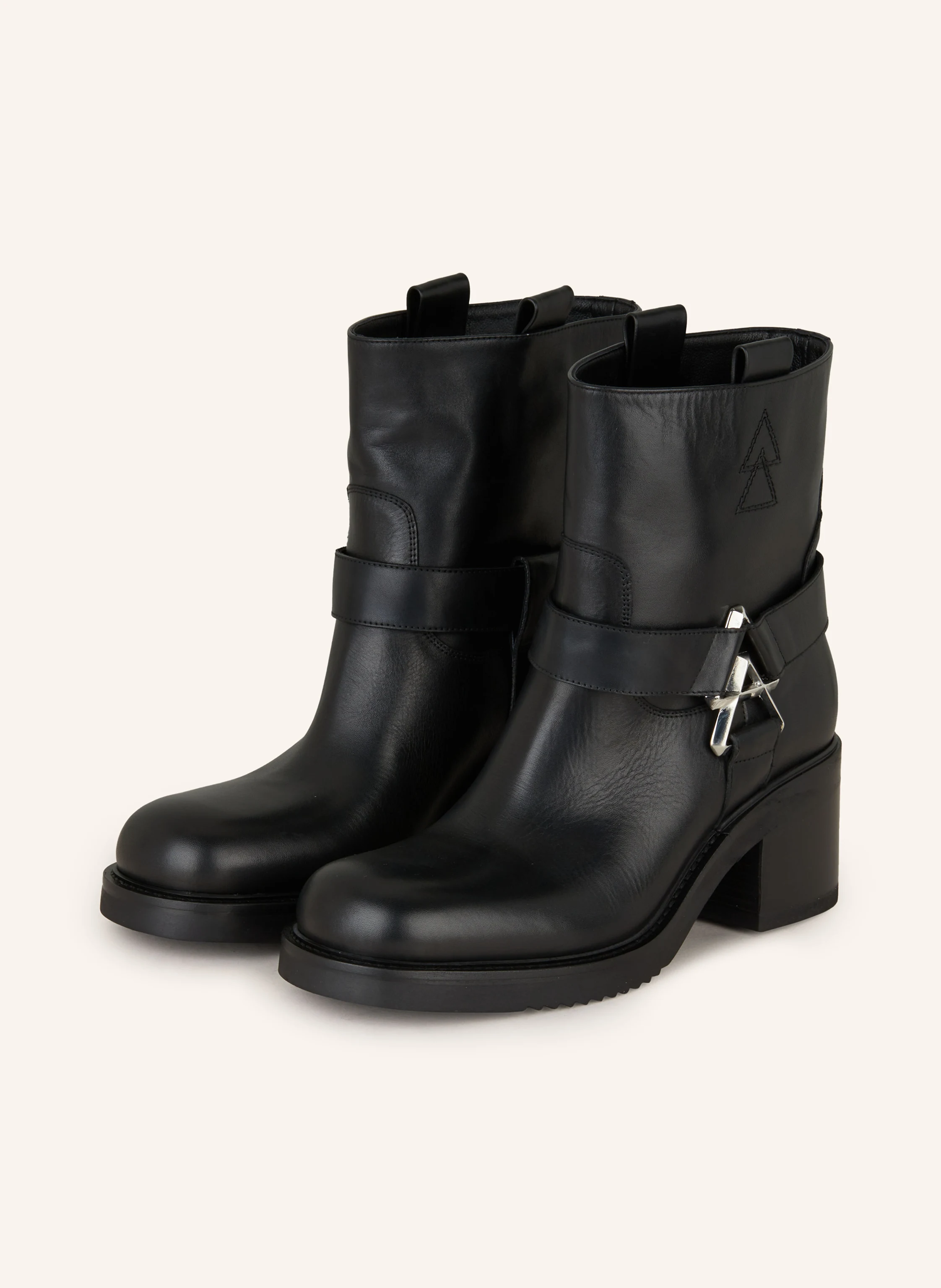 ELENA IACHI Biker Boots in schwarz