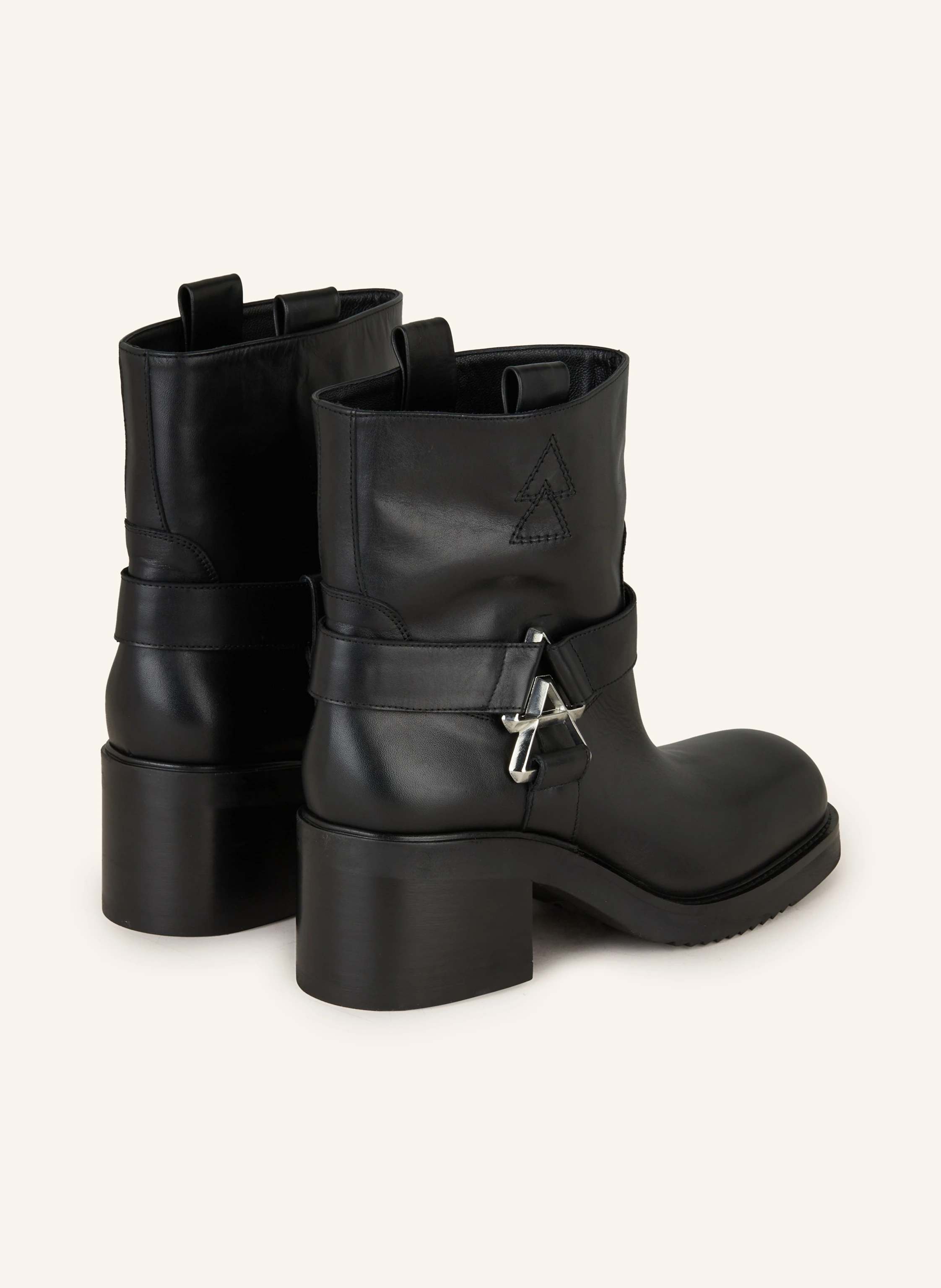 ELENA IACHI Biker Boots in schwarz
