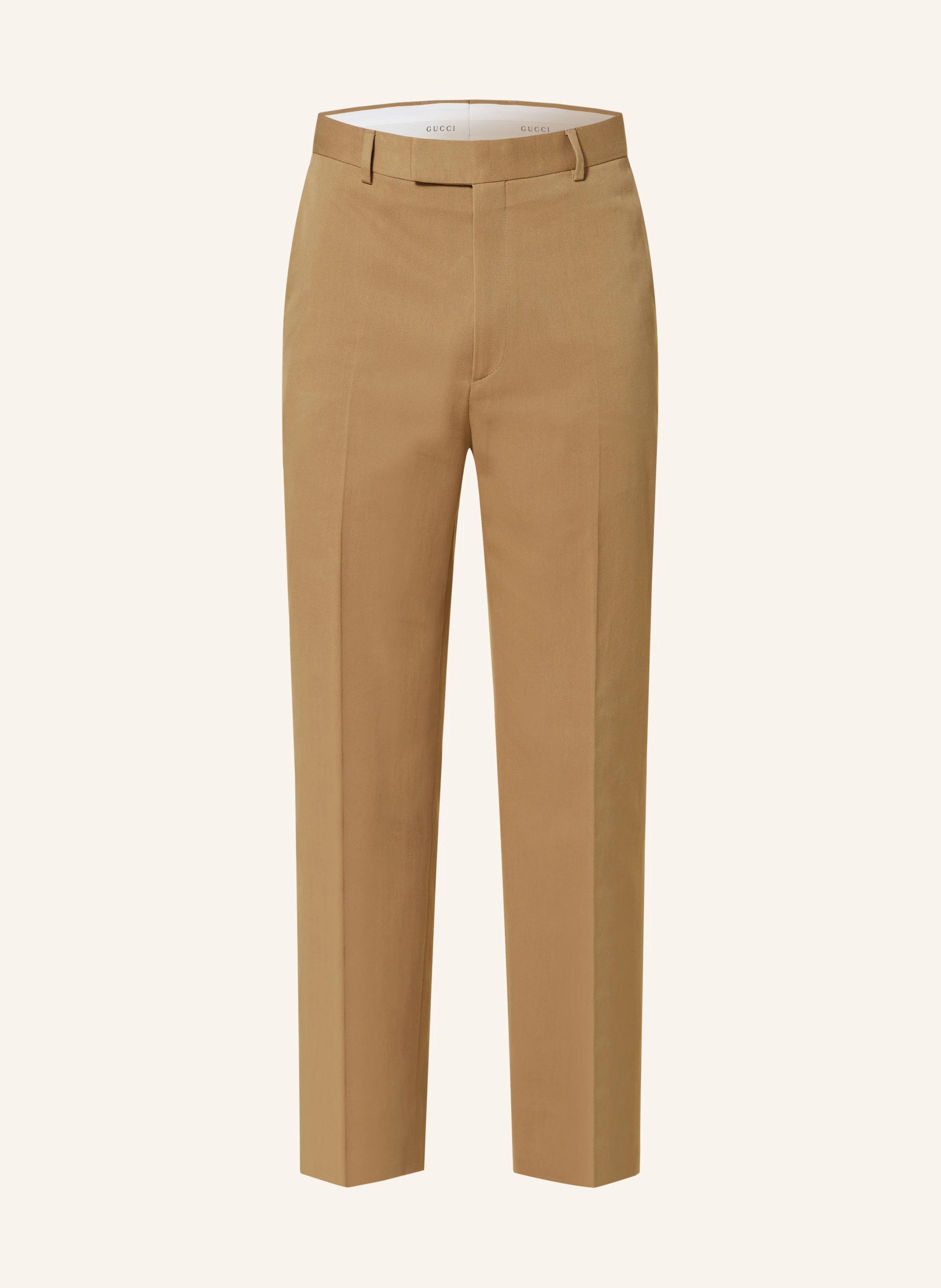 GUCCI Chinos regular fit in camel