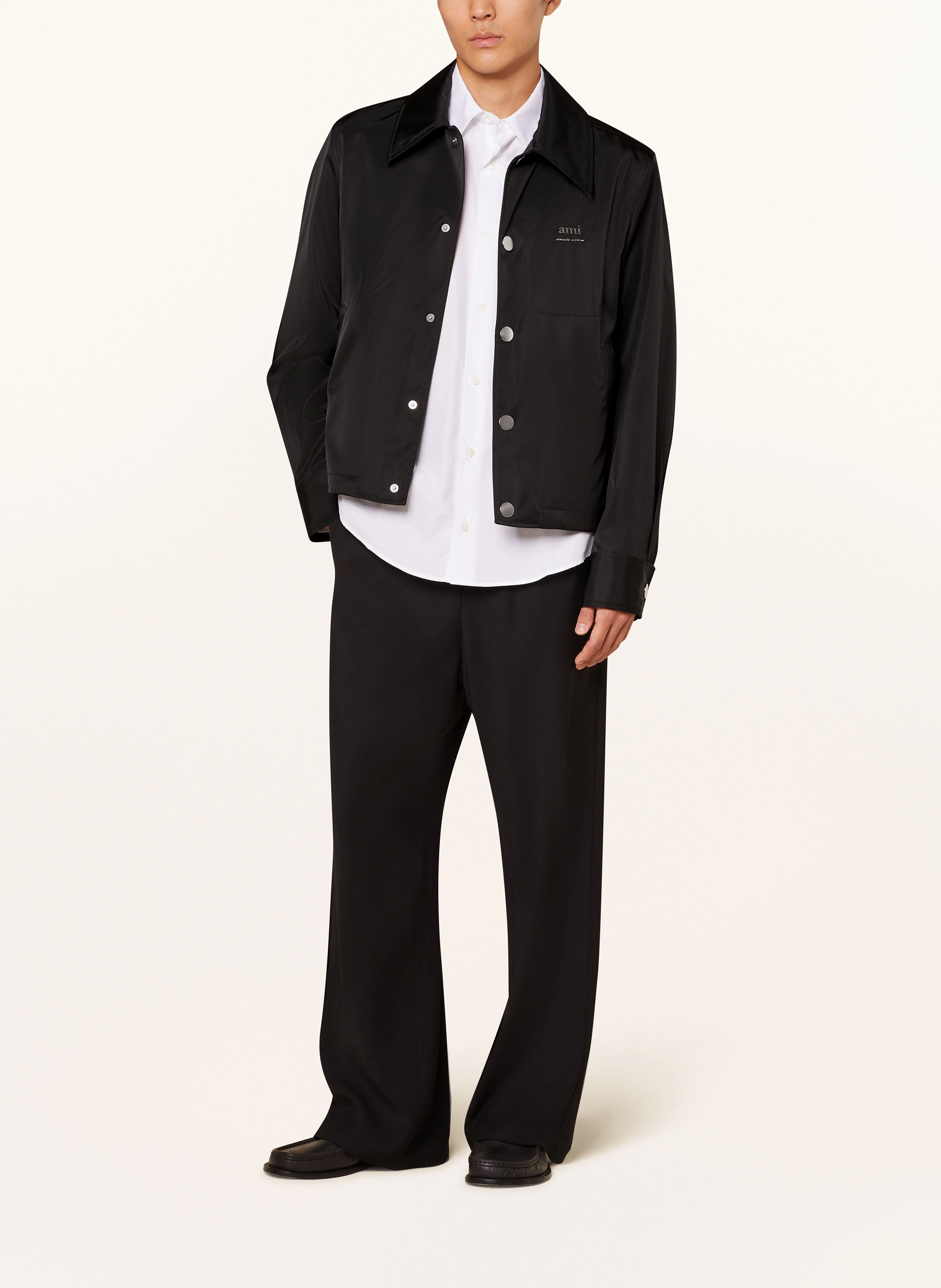 AMI PARIS Overshirt in black
