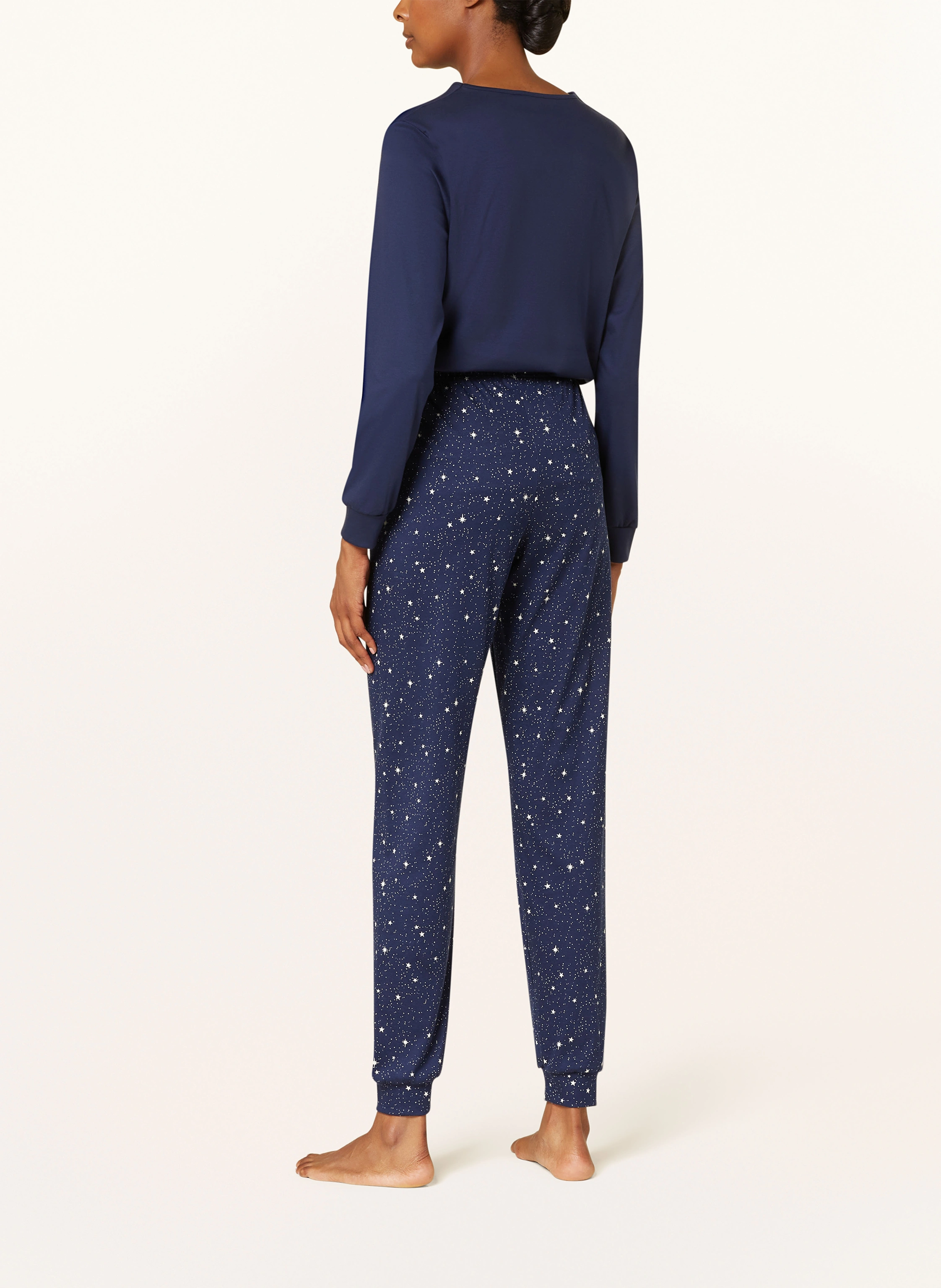 CALIDA Damen Schlafanzug Sweet Dreams – Zweiteiliger Pyjama Aus 100% Baumwolle, 3/4 Arm, Moderner Fit