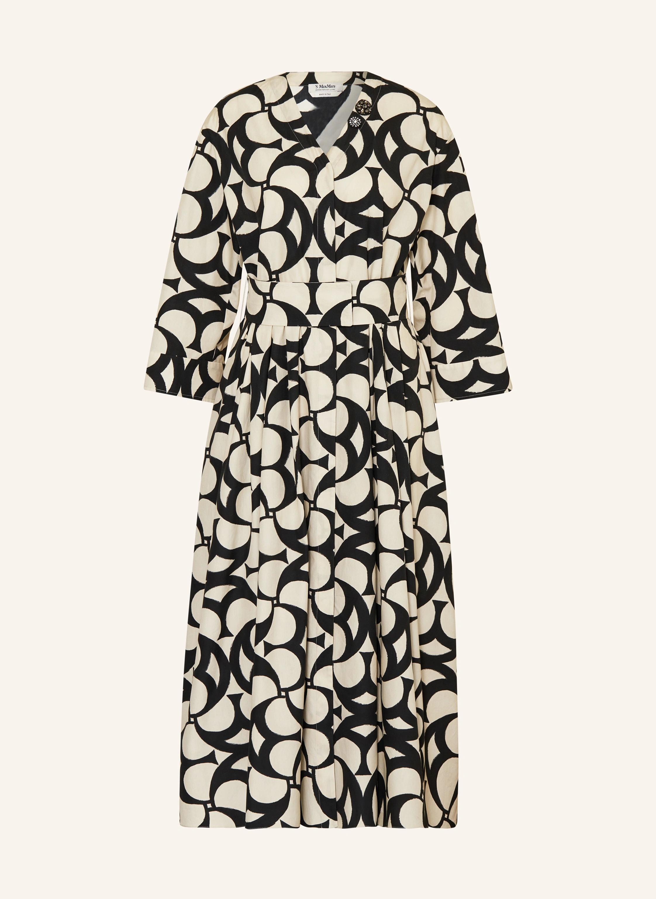 S Max Mara Dress ALICE with 3/4 sleeves and decorative gems