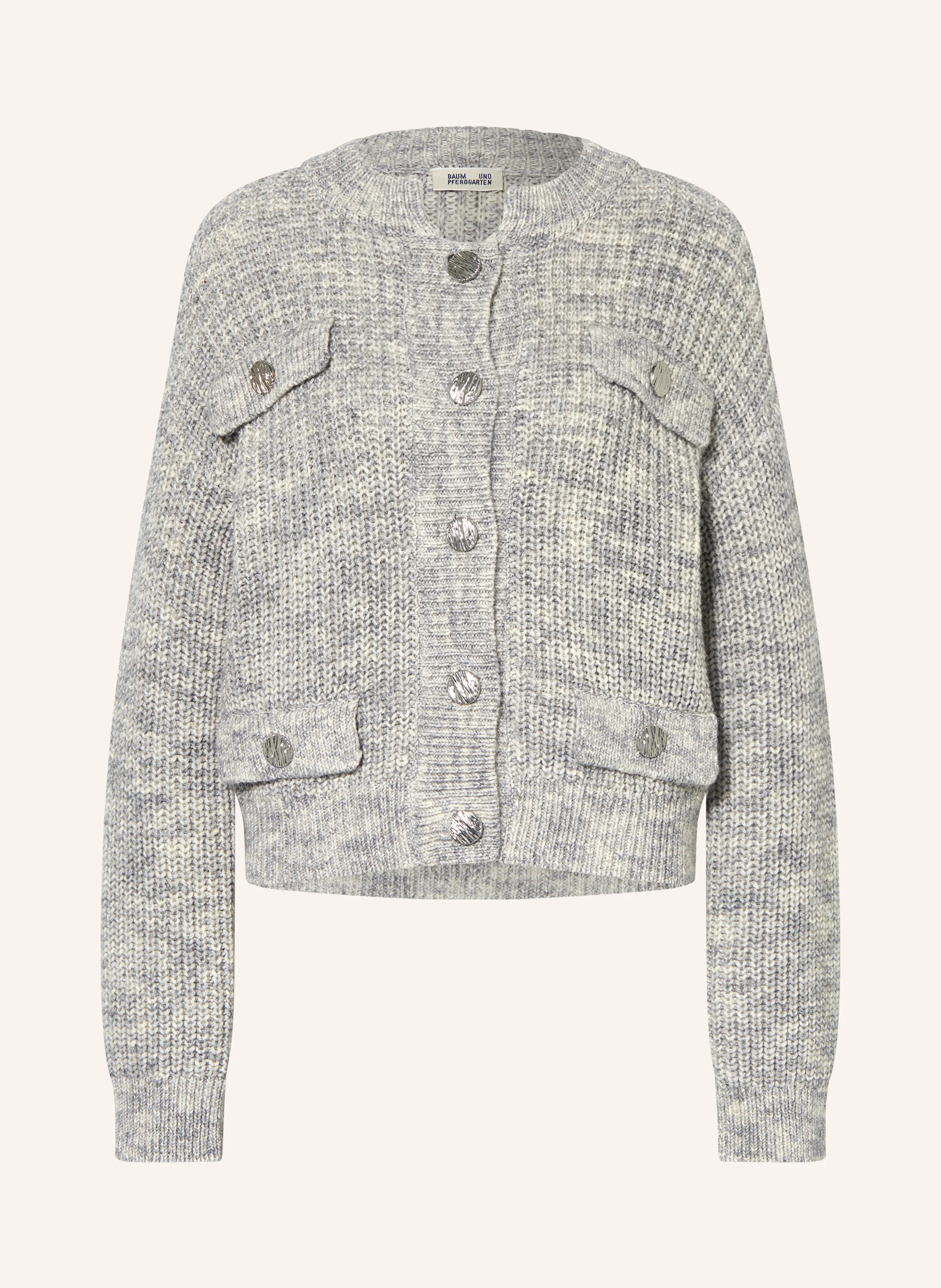 BAUM UND PFERDGARTEN Cardigan CAT in light gray