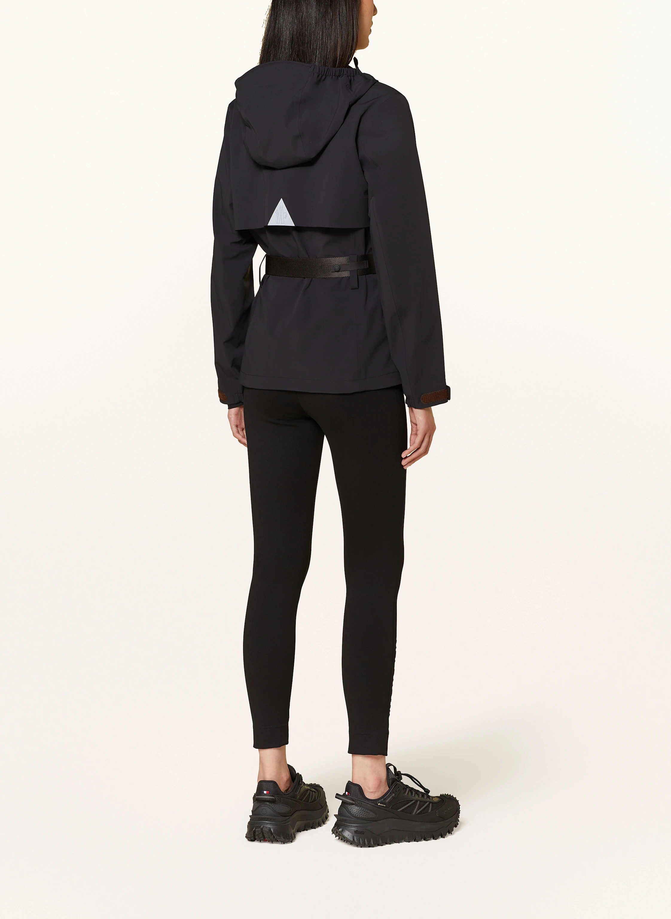 MONCLER GRENOBLE FEX hardshell jacket in black